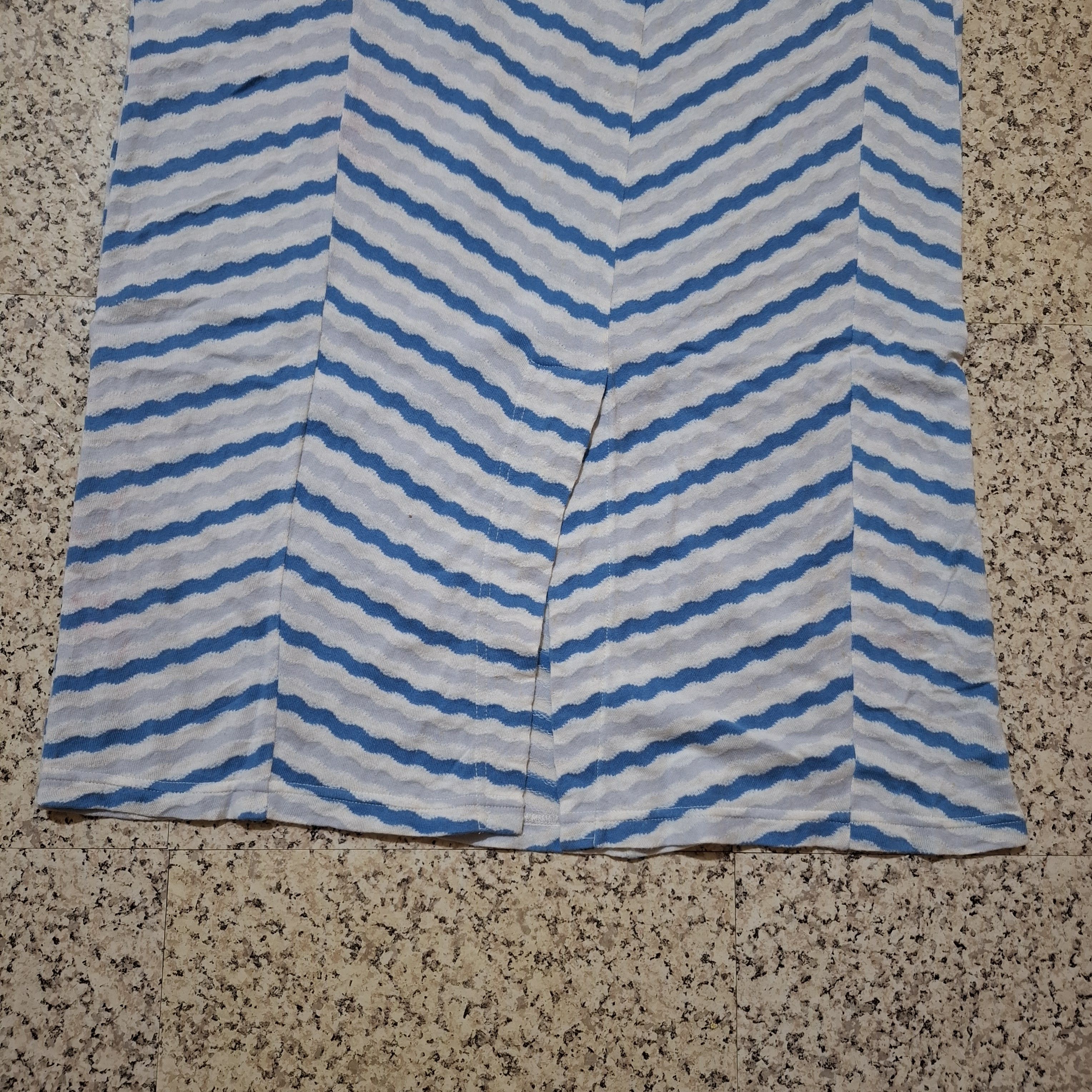 Hai Sporting Gear Vintage HAI Sporting Gear Issey Miyake Wavy Knit Maxi Skirt Size 29" - 15 Thumbnail