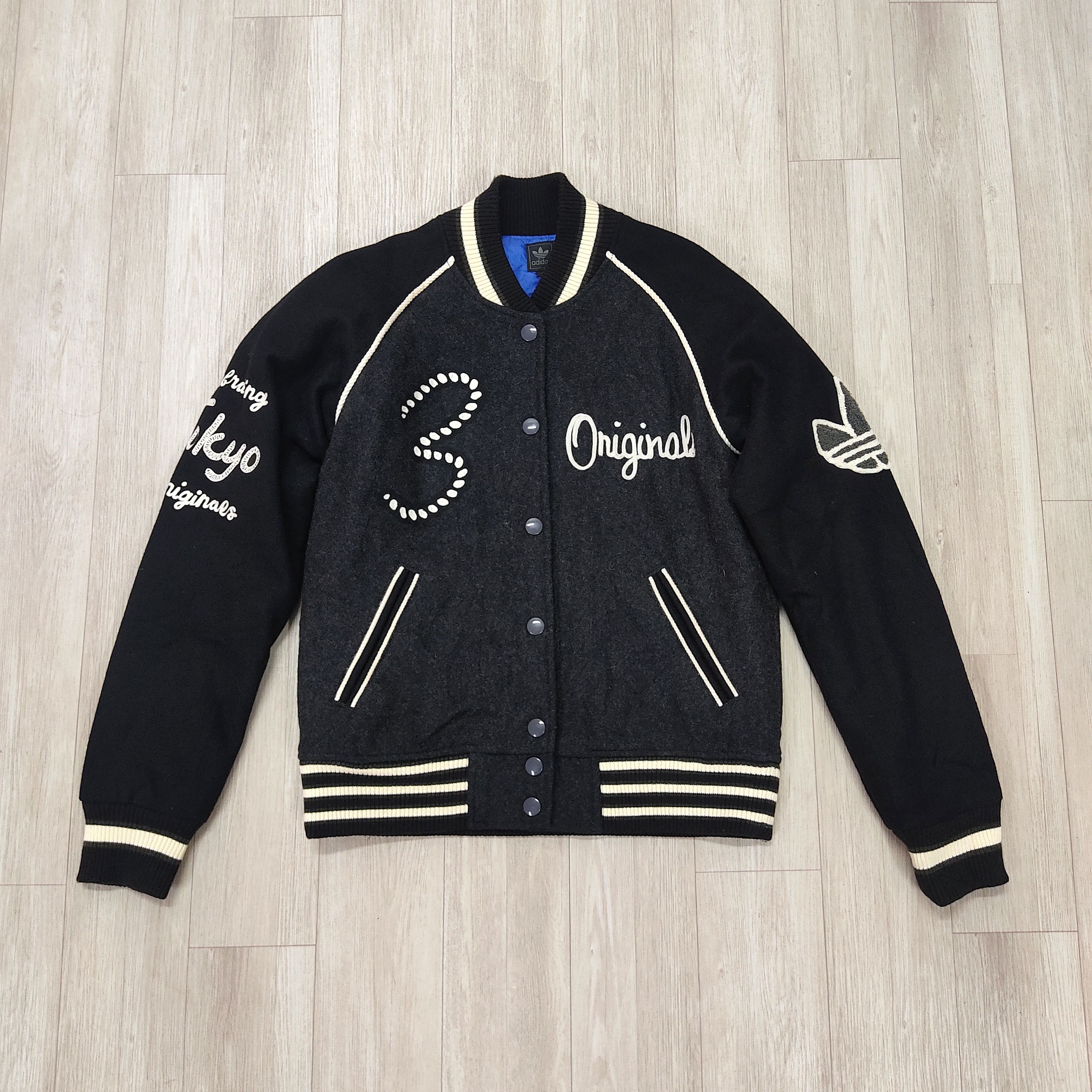 Adidas Adidas Tokyo Originals Wool Varsity Jacket Size US S / EU 44-46 / 1 - 5 Thumbnail