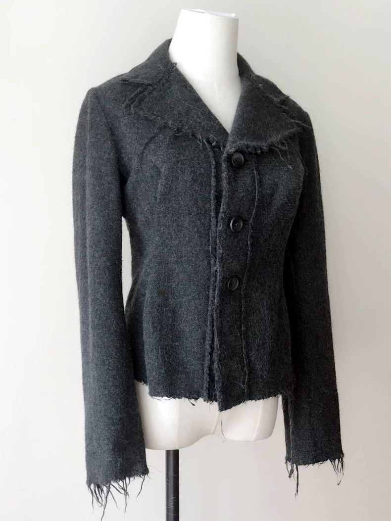 Comme Des Garcons Small Fragrant Wool Felting Ripped-Edge