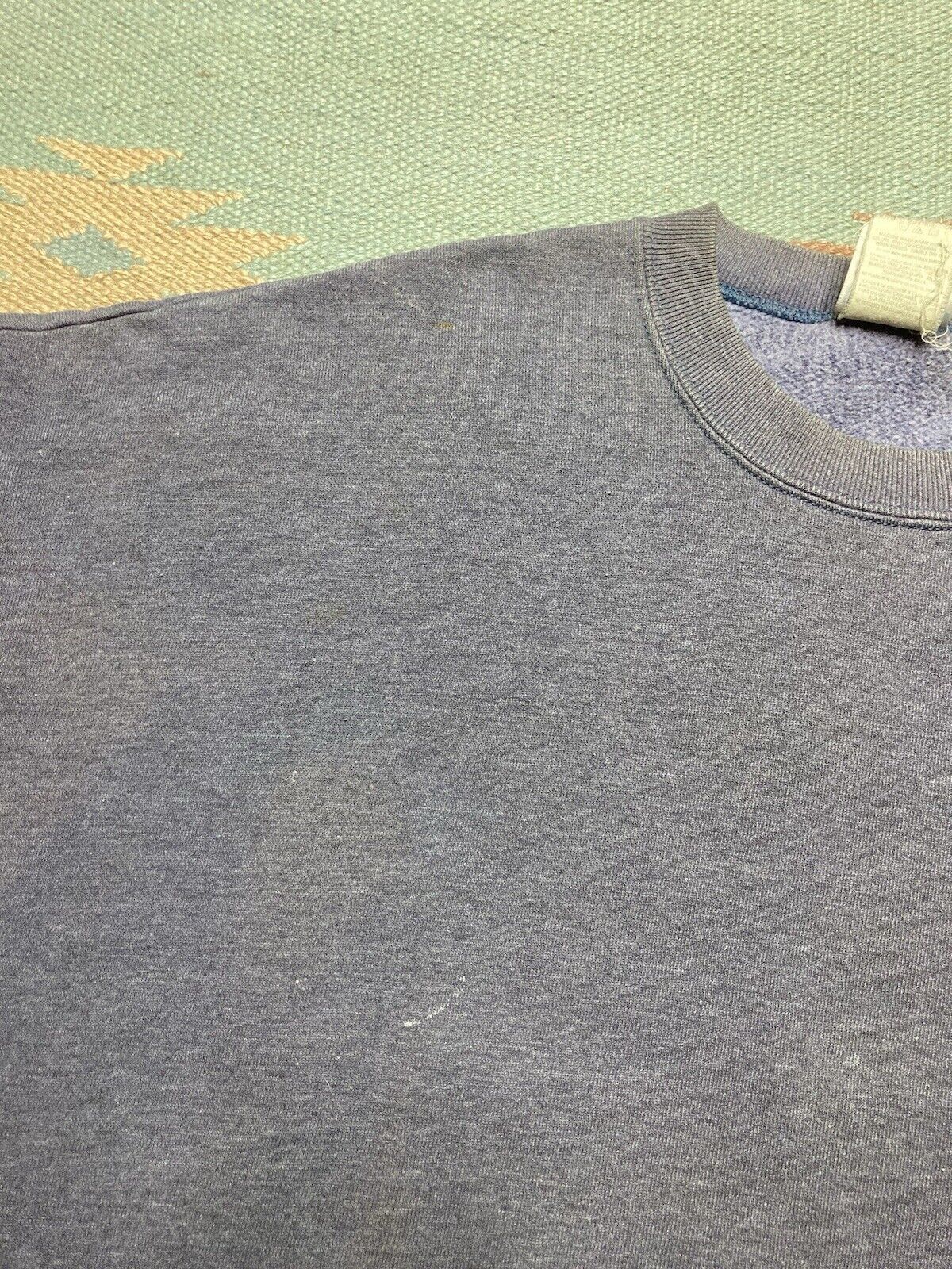 Vintage VTG sweatshirt blank faded paint splatter distressed boxy XL Size US XL / EU 56 / 4 - 6 Thumbnail