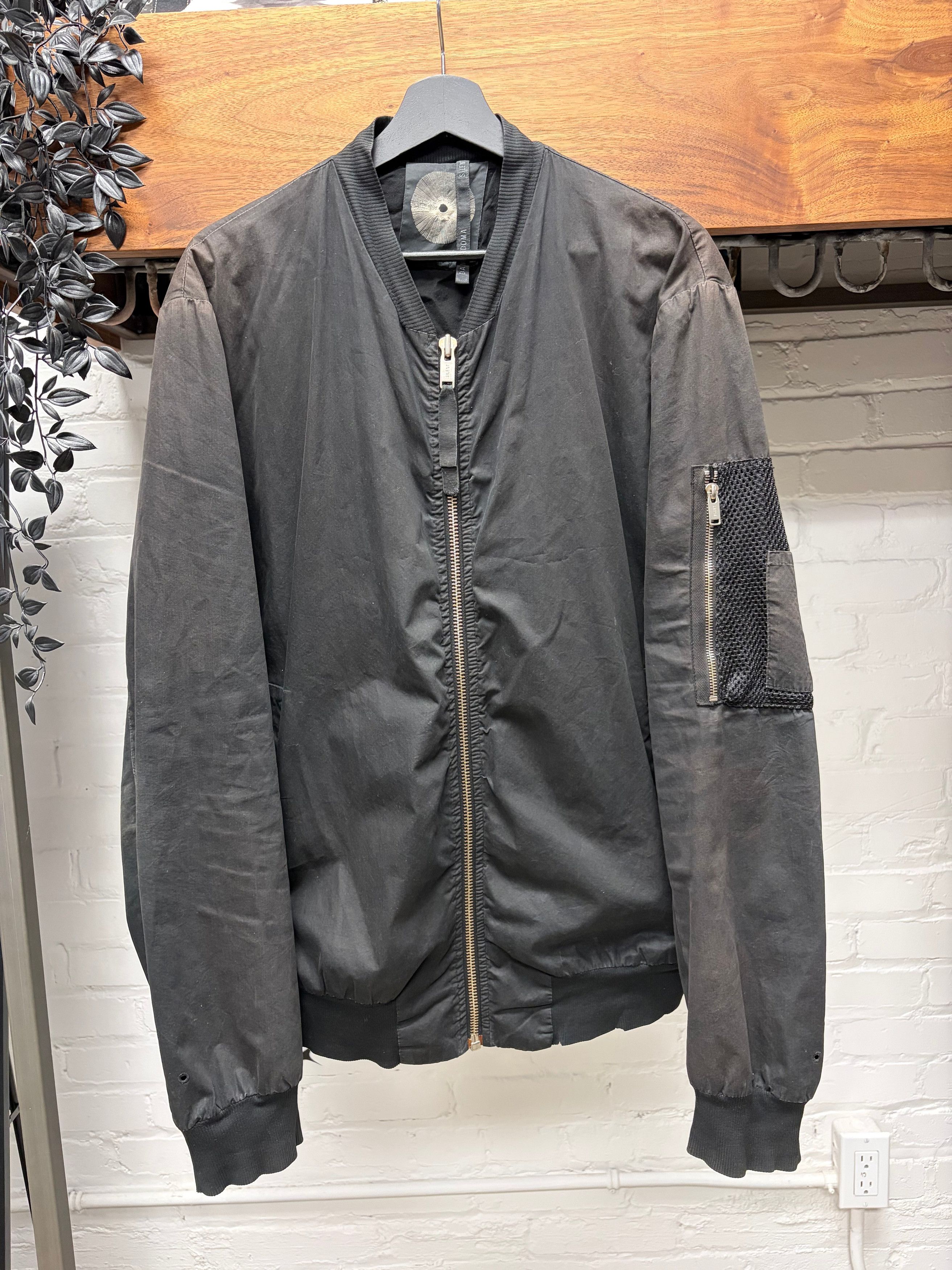 Damir Doma Damir Doma Black Mesh Back Lightweight Bomber Jacket Size US L / EU 52-54 / 3 - 1 Thumbnail