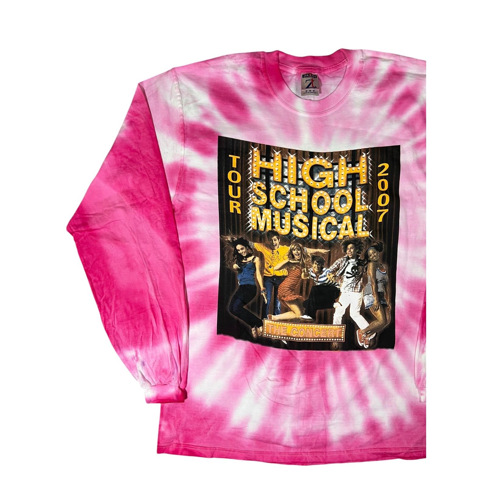 Band Tees × Jerzees × Vintage Vintage High School Musical Concert tie dye longsleeve shirt Size US M / EU 48-50 / 2 - 4 Thumbnail