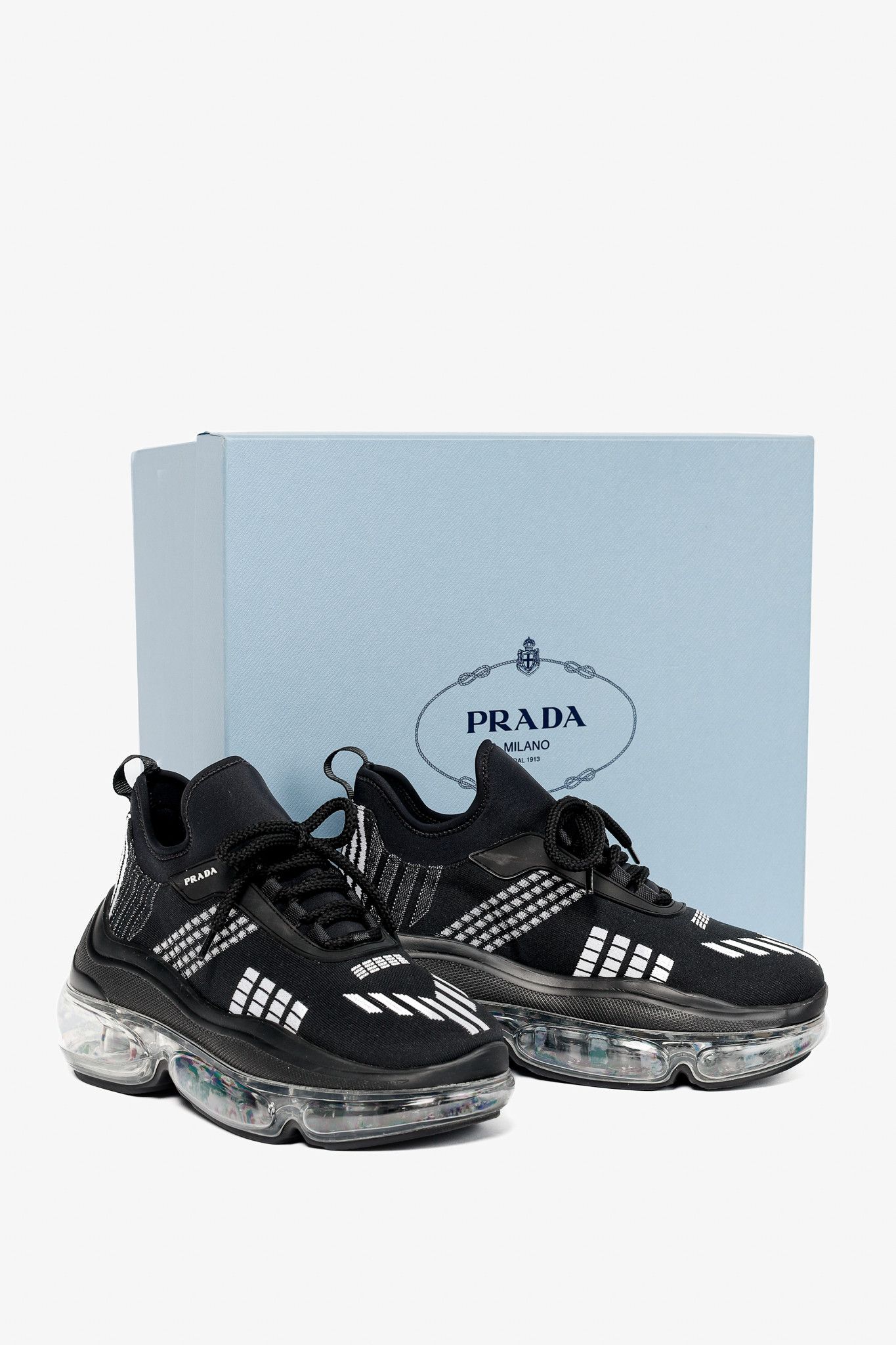 Prada Prada Cloudbust Nero Nylon Tech Low-Top Sneakers Size US 6 / IT 36 - 11 Thumbnail