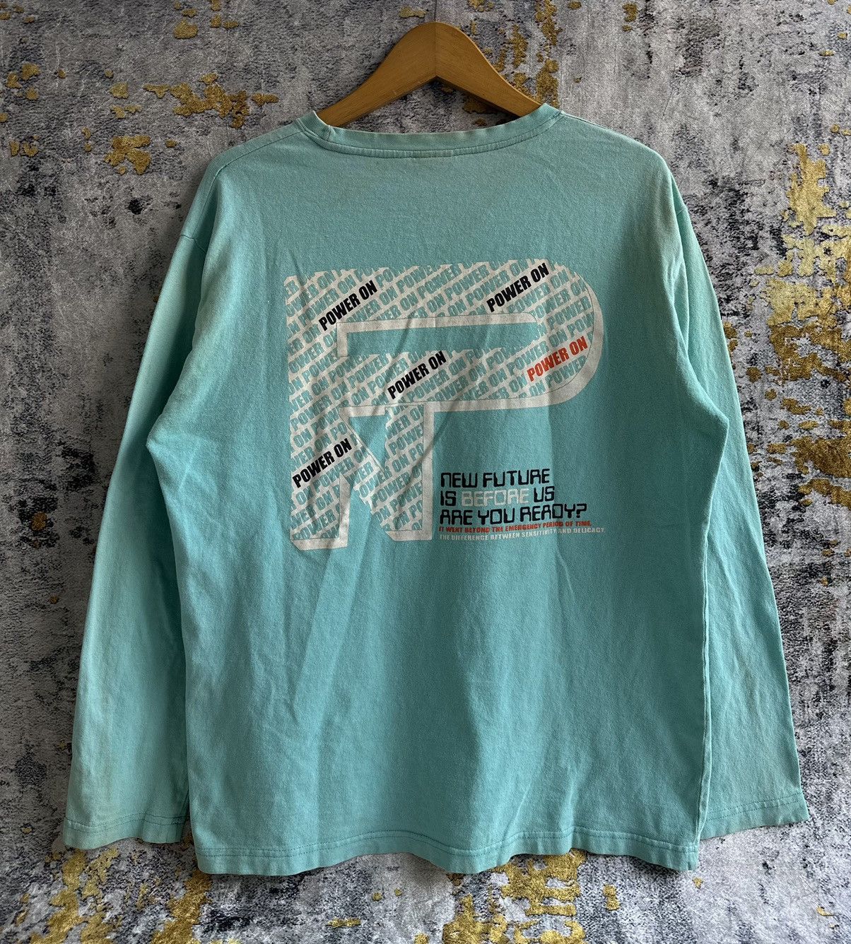 Beauty Beast SICK TRASHED JAPANESE THE BREAKERS POEM FADED LONG SLEEVE Size US L / EU 52-54 / 3 - 2 Thumbnail