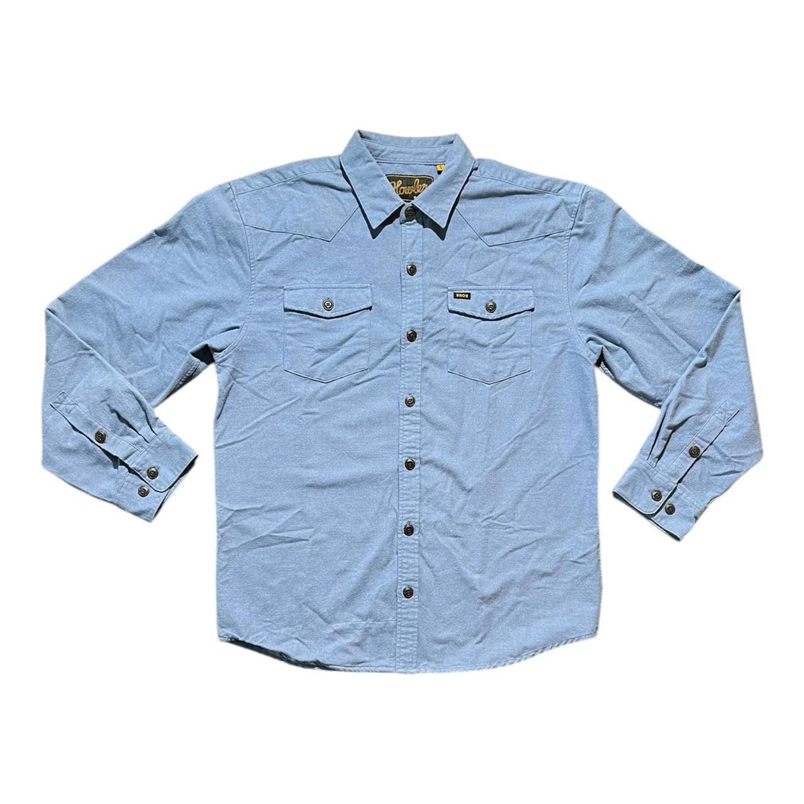 Howler Brothers Howler Bros H Bar B Tech Blue Longsleeve Shirt Size US L / EU 52-54 / 3 - 1 Thumbnail