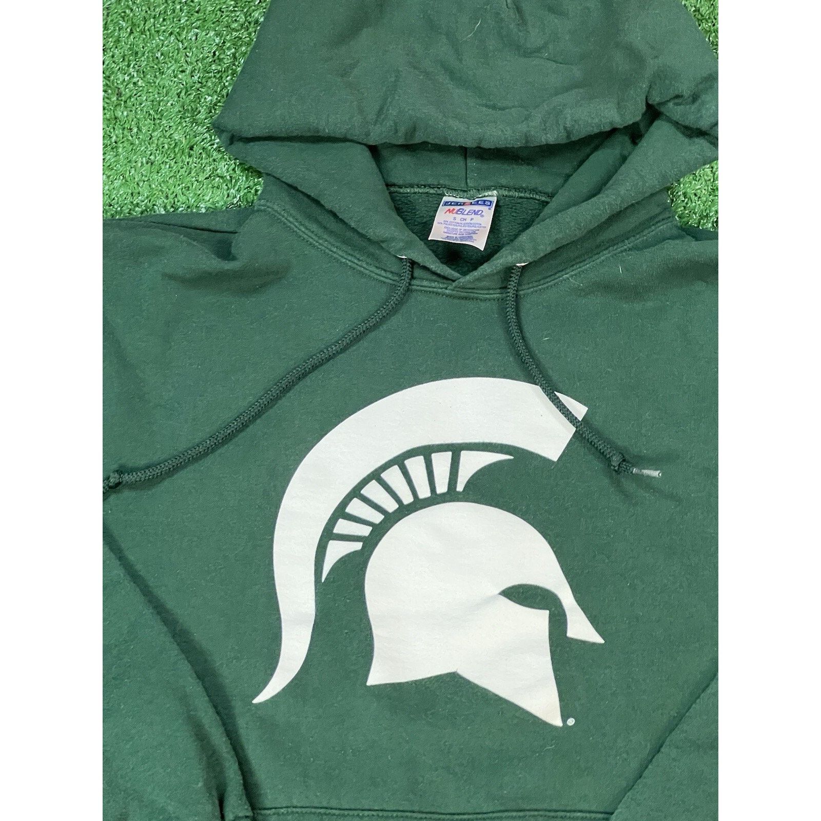 Jerzees Michigan State Spartans Green Hoodie Sweatshirt Size Small Size US S / EU 44-46 / 1 - 2 Thumbnail