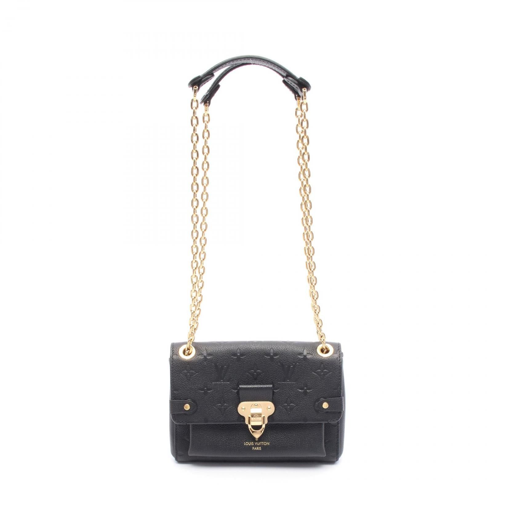 Louis Vuitton Louis Vuitton Vavin Bb Monogram Empreinte Noir Double Chain Shoulder Bag Leather Black Size ONE SIZE - 1 Thumbnail