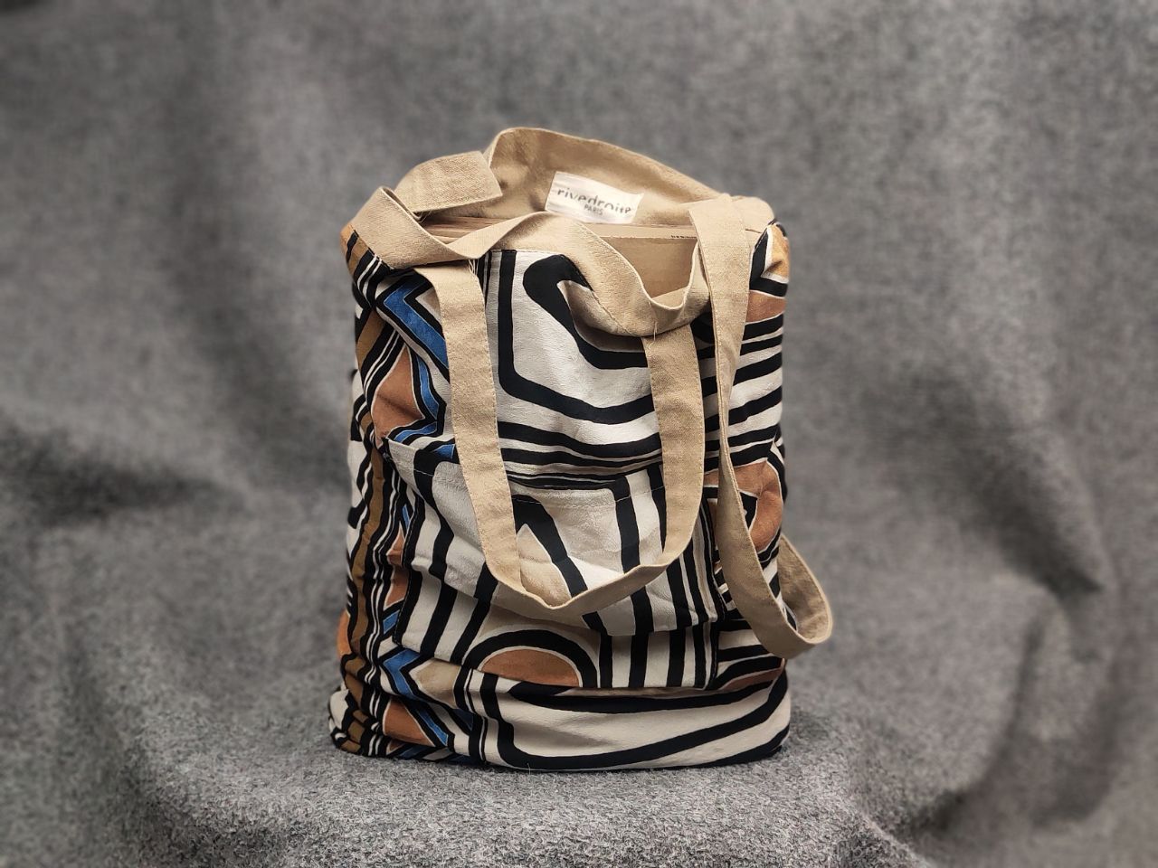 Other Rive Droite Paris Design Double sided Cotton Beige tote Bag Size ONE SIZE - 1 Thumbnail