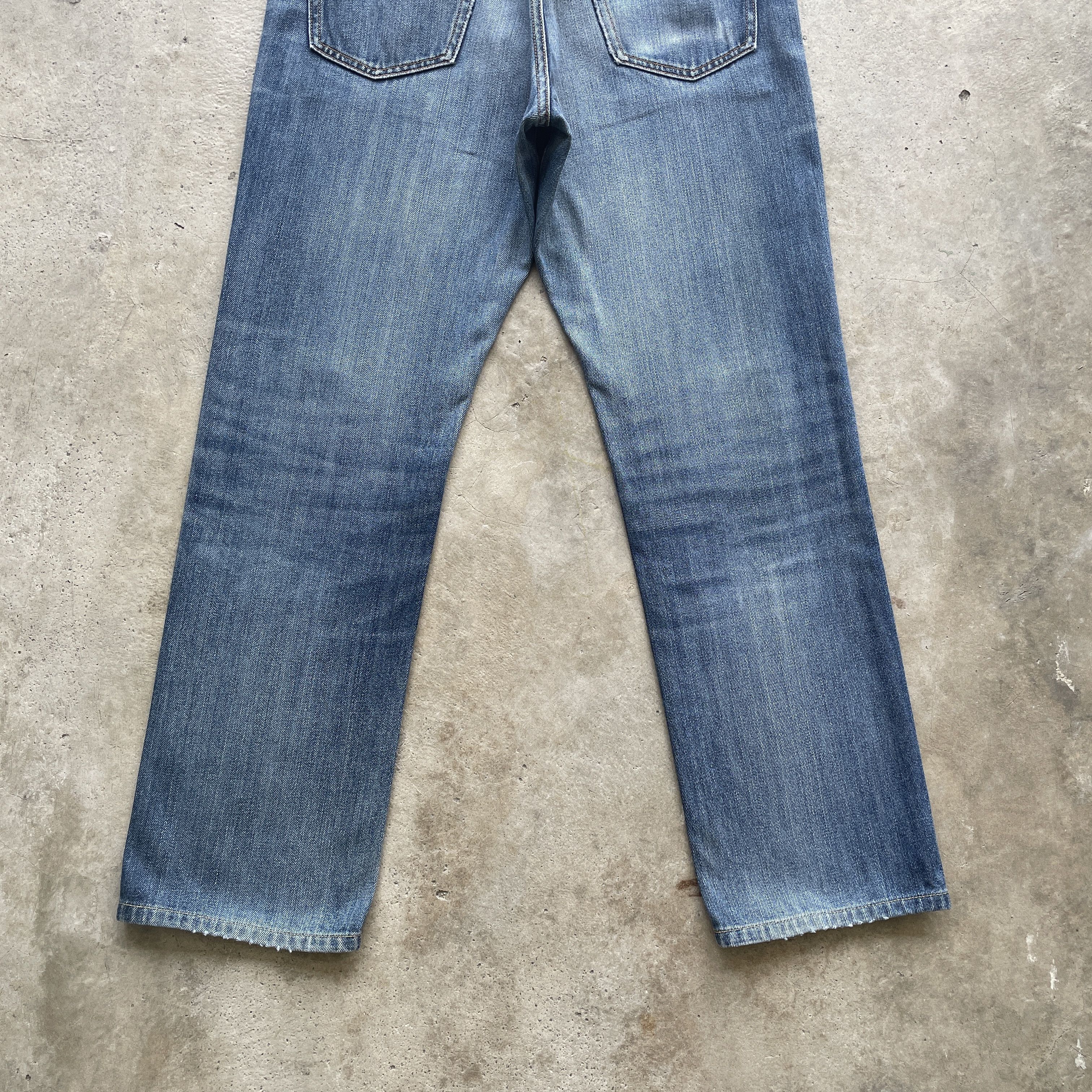 Japanese Brand VINTAGE JAPANESE JEANS DISTRESSED FADED PANTS DENIM W33 Size US 33 - 9 Thumbnail