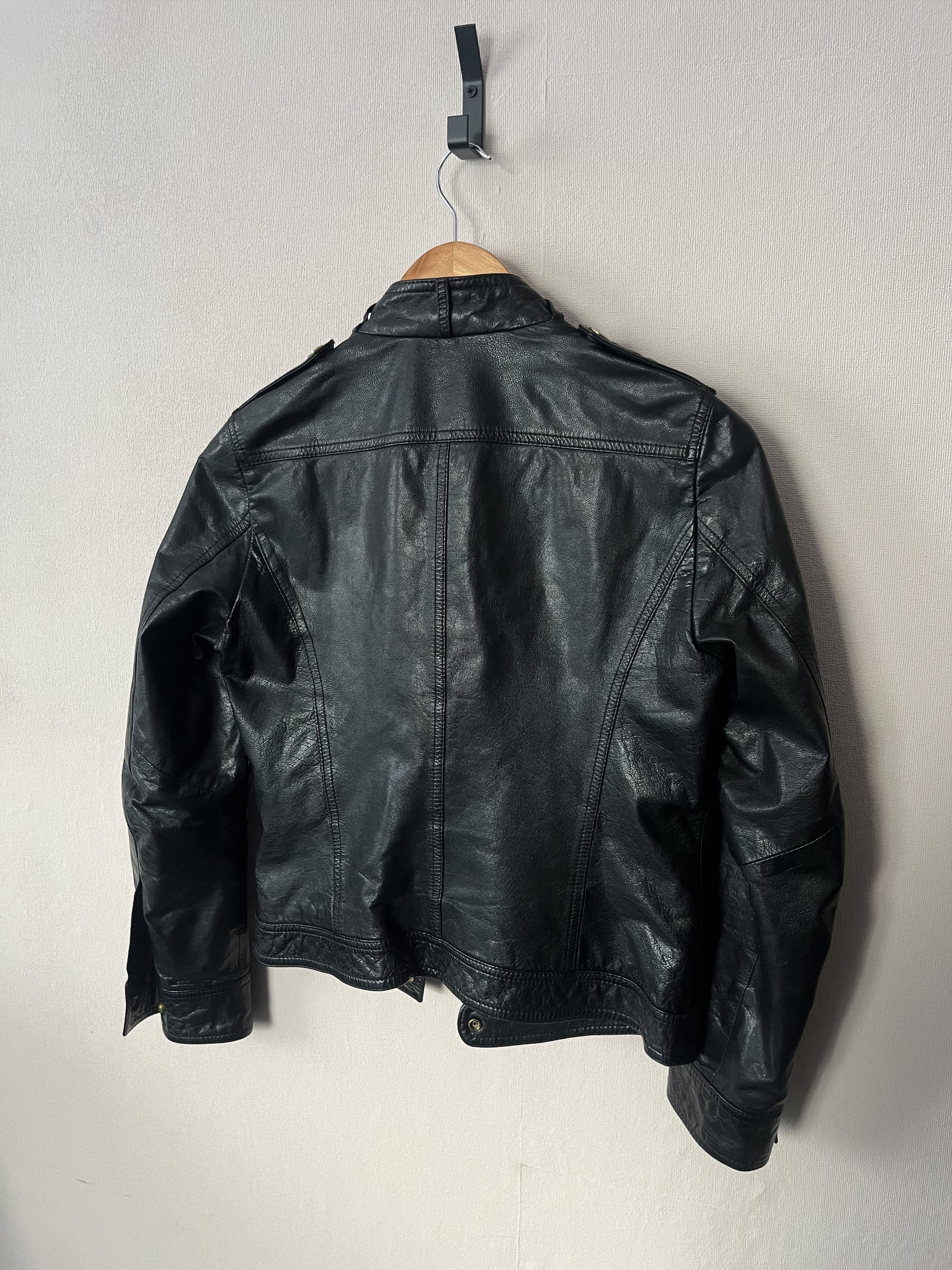 Dolce & Gabbana Vintage Dolce & Gabbana Black Biker Leather Jacket Size 40 Size S / US 4 / IT 40 - 11 Thumbnail