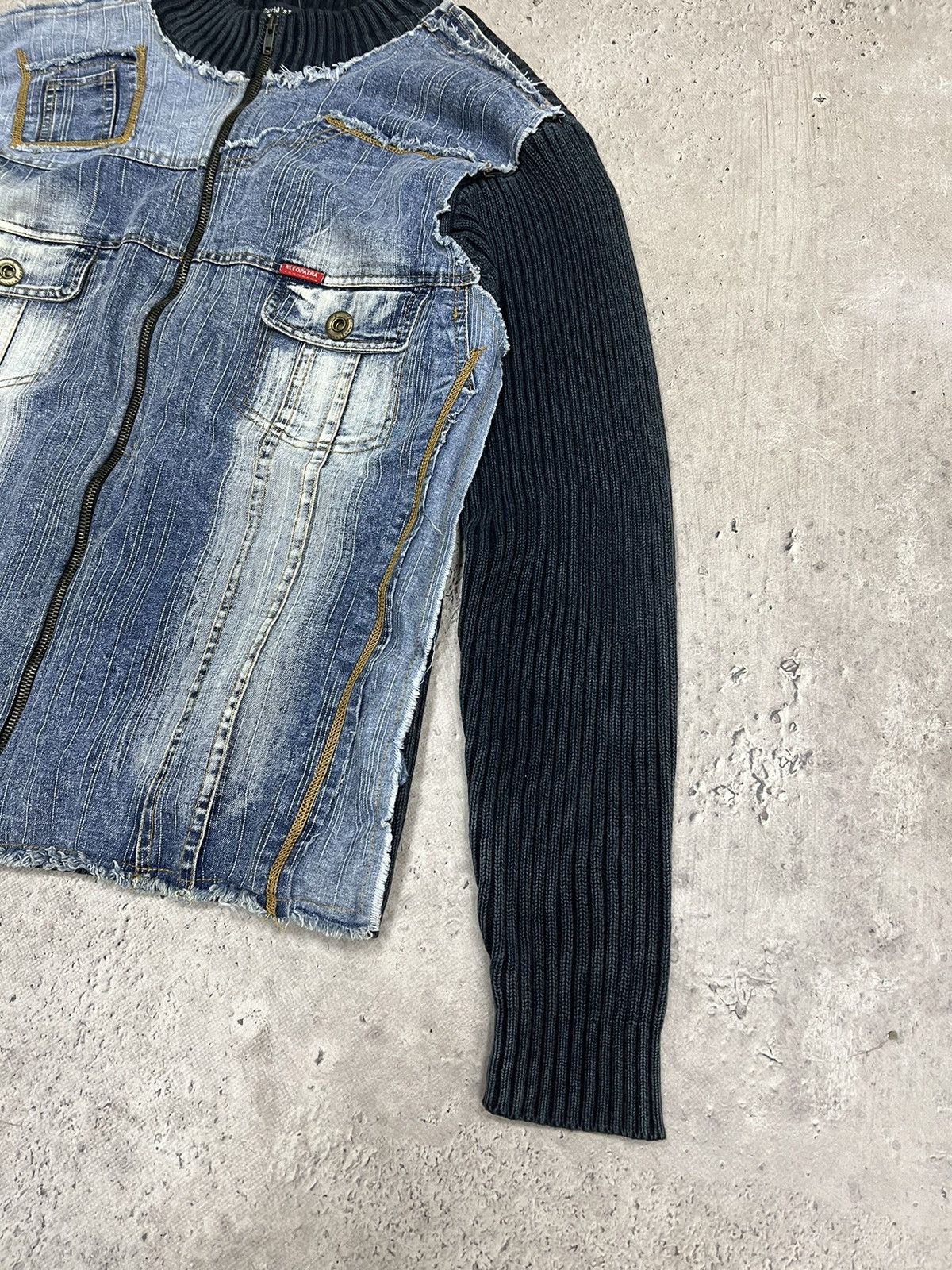20471120 × Seditionaries VINTAGE Y2K Seditionaries Knitted Print 777 Stylish Sweater Size US L / EU 52-54 / 3 - 6 Thumbnail