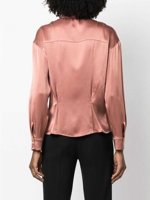 Tom Ford o1y0226 Solid Color Shirt in Antique Rose Size S / US 4 / IT 40 - 5 Thumbnail