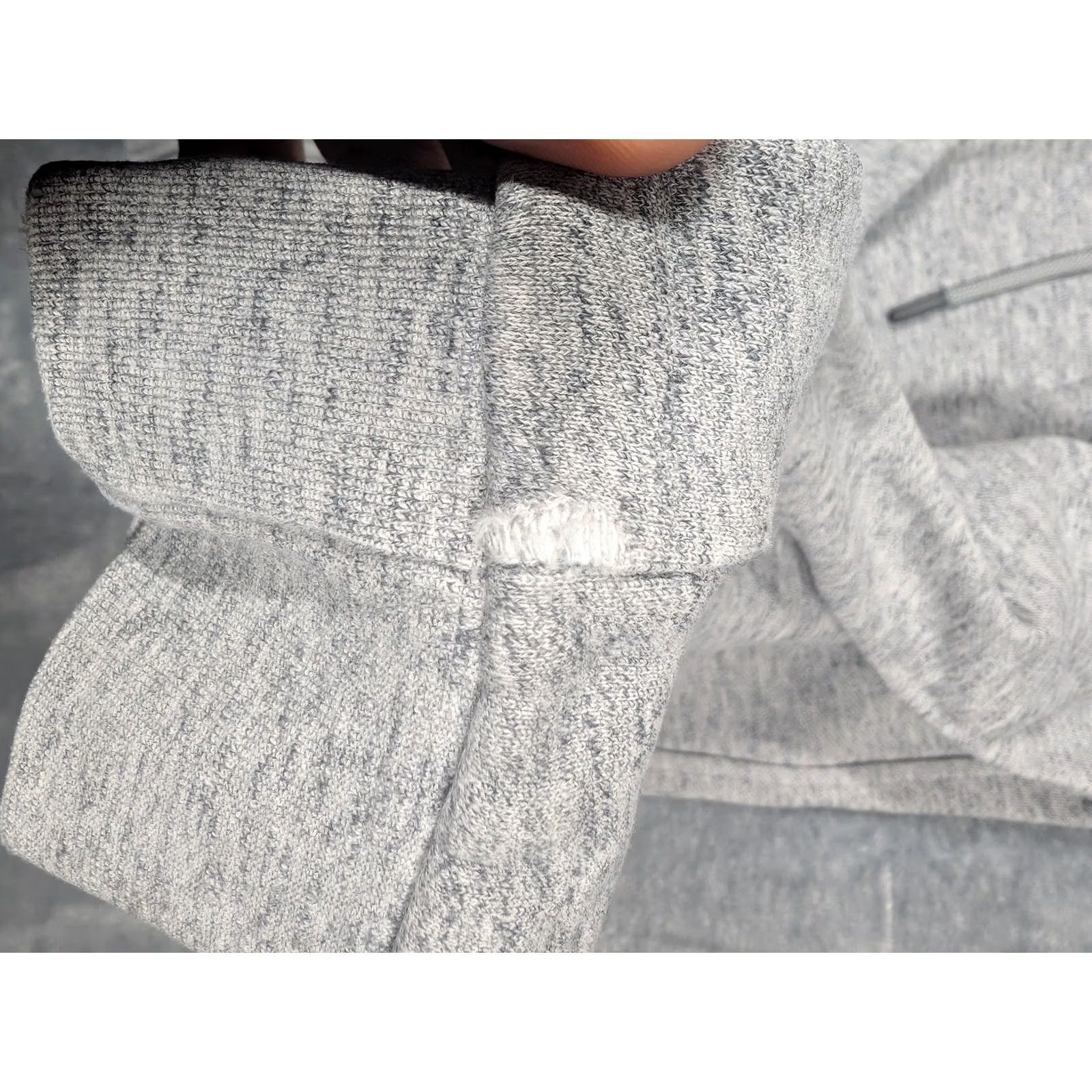 Vintage FIGS Hoodie Mens Medium Gray Sherpa Lined Full Zip Fleece Jacket Sweatshirt Size US M / EU 48-50 / 2 - 6 Thumbnail