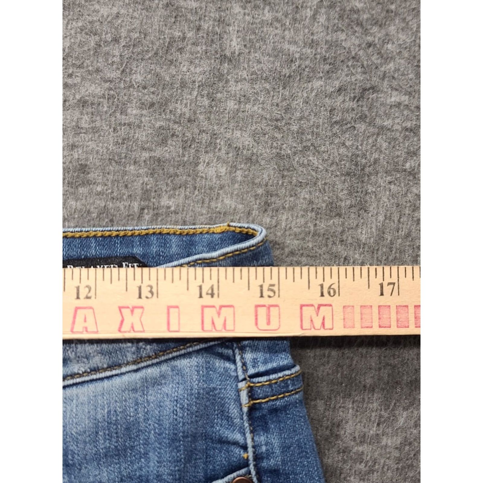Vintage Judy Blue Jeans Womens 9 29x27 Relaxed Fit Tapered Leg Mid Rise Distressed Denim Cotton Polyester Spandex Rayon Blue Jeans Womens Size 29" - 4 Thumbnail