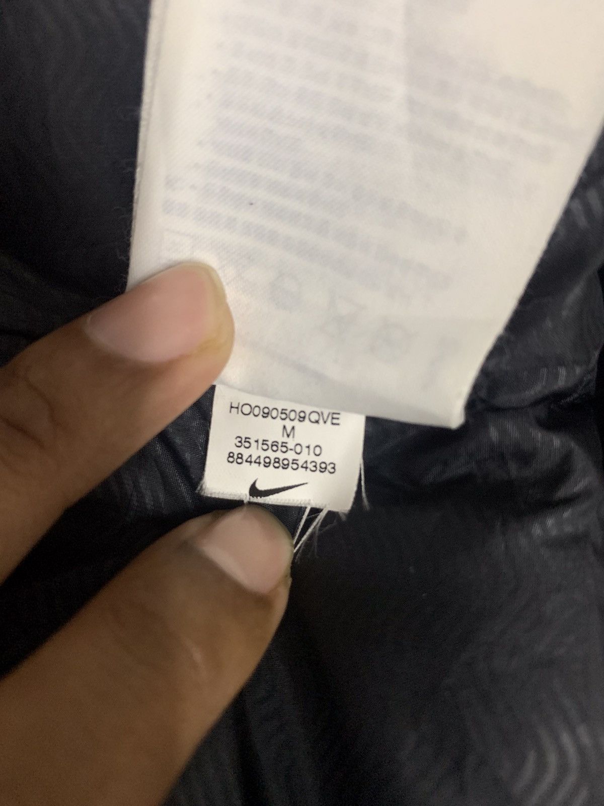 Nike × Vintage NIKE Sportswear Black Long Puffer Jacket Size US M / EU 48-50 / 2 - 22 Thumbnail