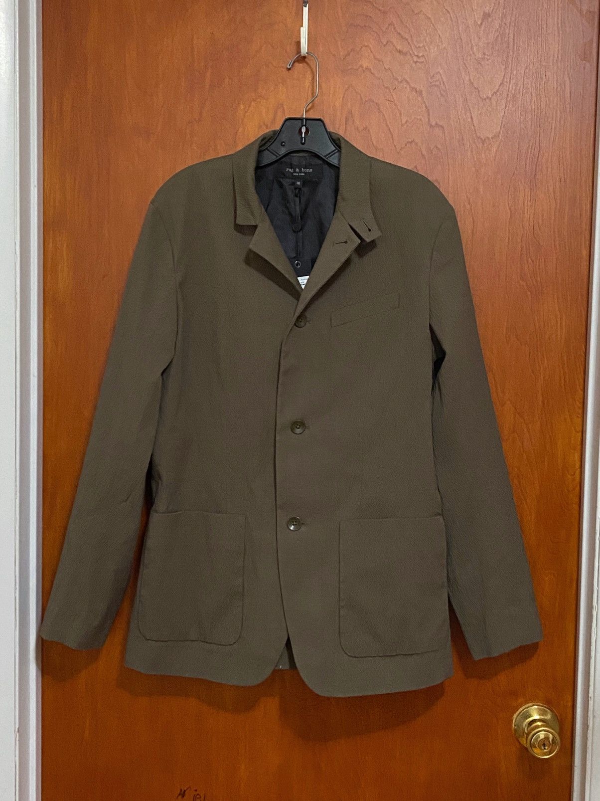 Rag & Bone RAG & BONE Kent Seersucker Blazer size 38 Size 38R - 1 Thumbnail