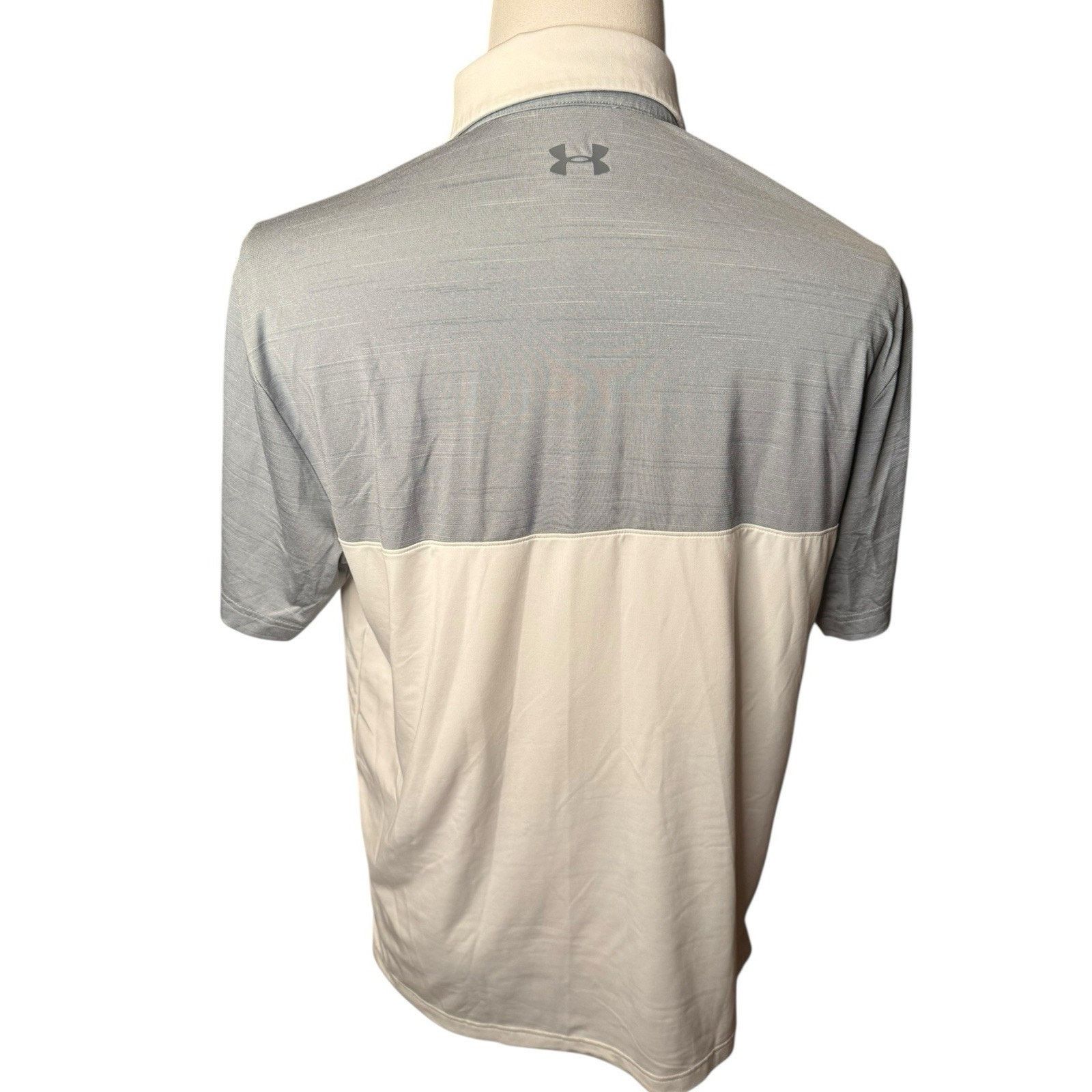 Under Armour Two Under Armour Heat Gear Polo Golf Shirts Loose Fit Large Size US L / EU 52-54 / 3 - 5 Thumbnail