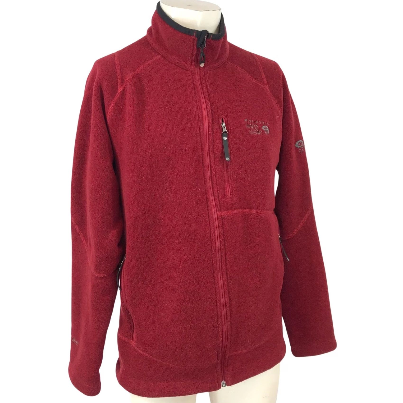 Mountain Hardwear MOUNTAIN HARDWEAR Mens LARGE Red Full Zip Fleece Jacket COAT Size US L / EU 52-54 / 3 - 2 Thumbnail