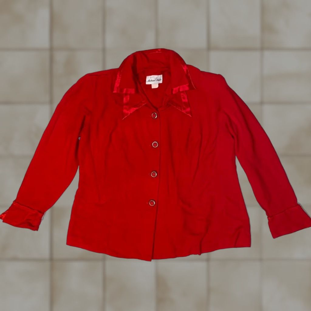 Vintage VINTAGE Michael Blake Blouse Shirt Size M / US 6-8 / IT 42-44 - 1 Thumbnail