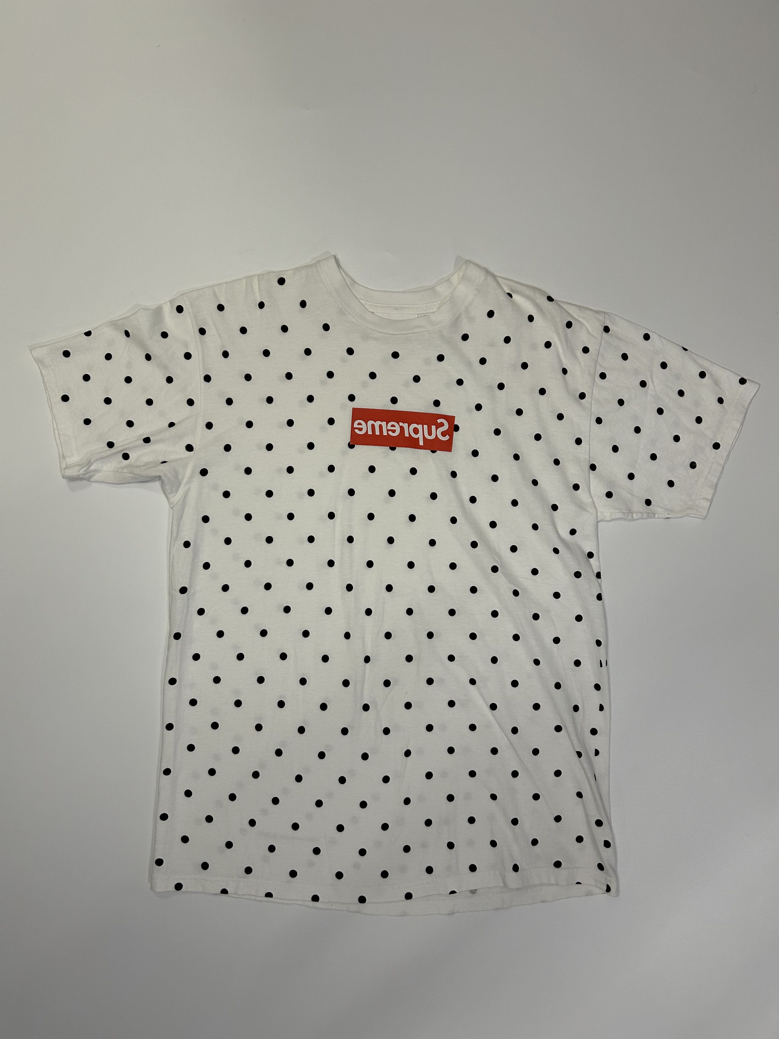 Comme des Garcons SHIRT × Supreme Supreme x CdG Box Logo Polka Dot 2012 Tee Size US L / EU 52-54 / 3 - 1 Thumbnail