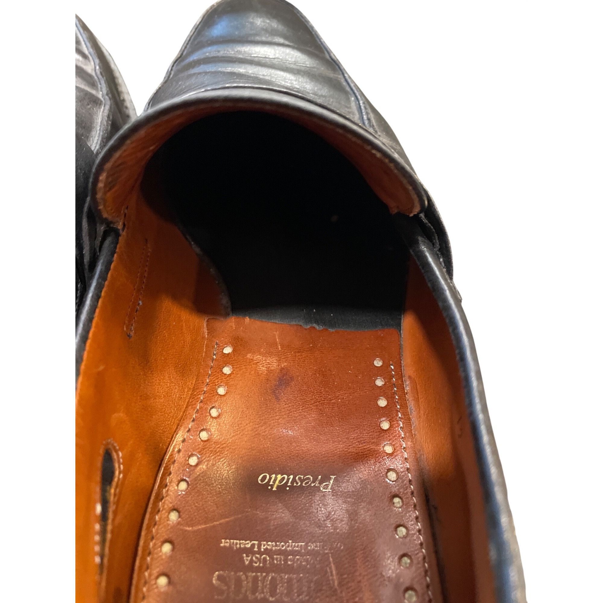 Allen Edmonds Allen Edmonds Presidio mens black leather slip loafers sz 12 Size US 12 / EU 45 - 15 Thumbnail