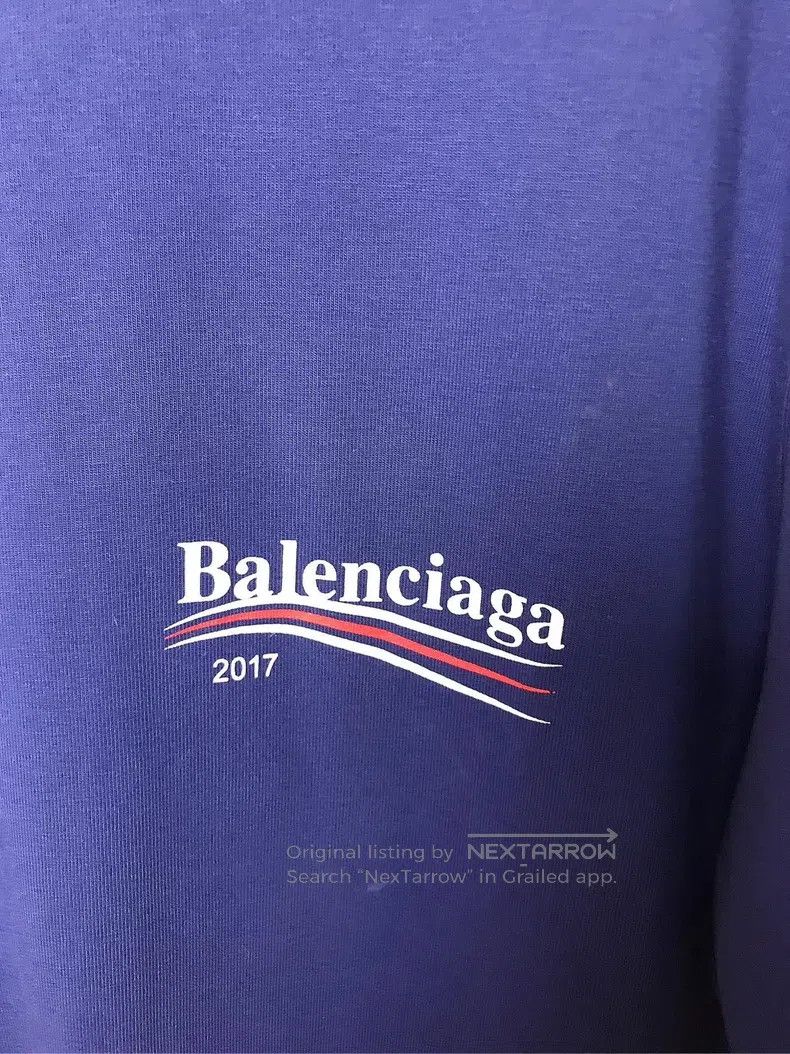 Balenciaga Balenciaga Blue Coke short-sleeved shirt Size US XS / EU 42 / 0 - 6 Thumbnail