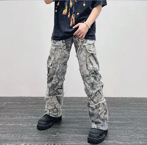 Technical Camouflage Cargo Pant