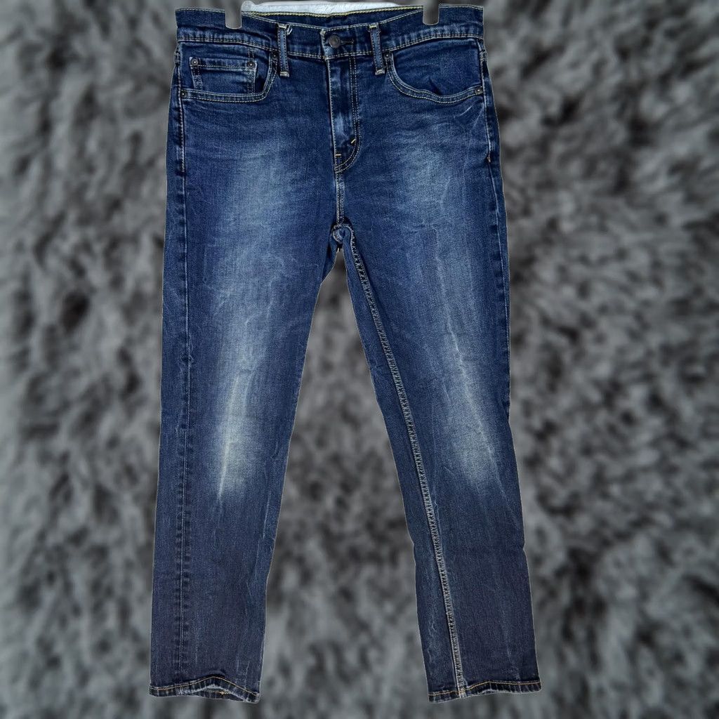 Levi's VINTAGE Levis 559 Jeans Men's 34x30 Blue Relaxed Straight Denim 5-Pocket Zip Fly Size US 34 / EU 50 - 1 Thumbnail