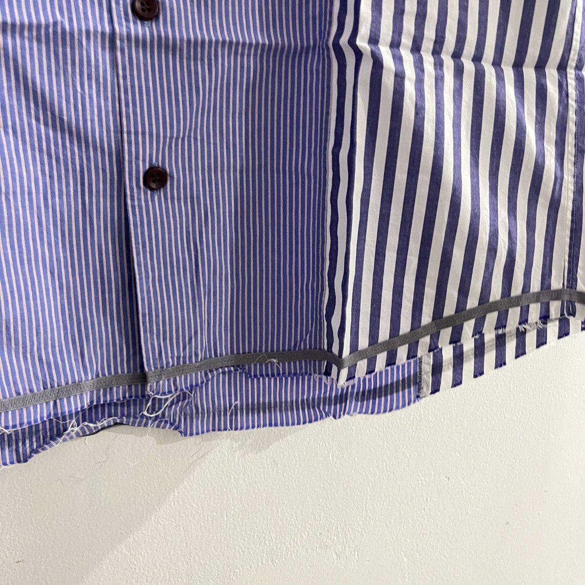 Issey Miyake Frapbois By Issey Miyake - Striped Iconic Shirt Size US M / EU 48-50 / 2 - 5 Thumbnail