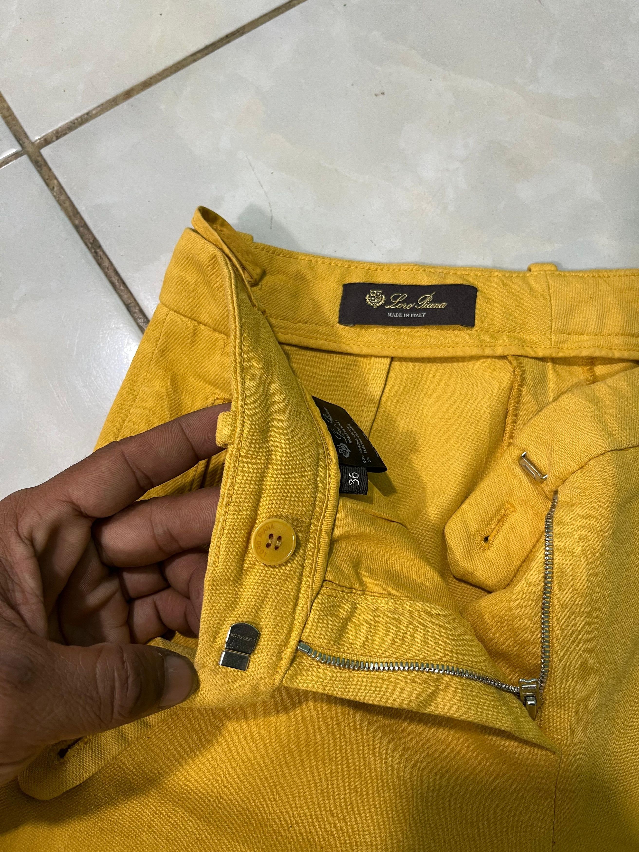 Loro Piana Loro Piana Cotton Trouser Pants Size 26" / US 2 / IT 38 - 5 Thumbnail