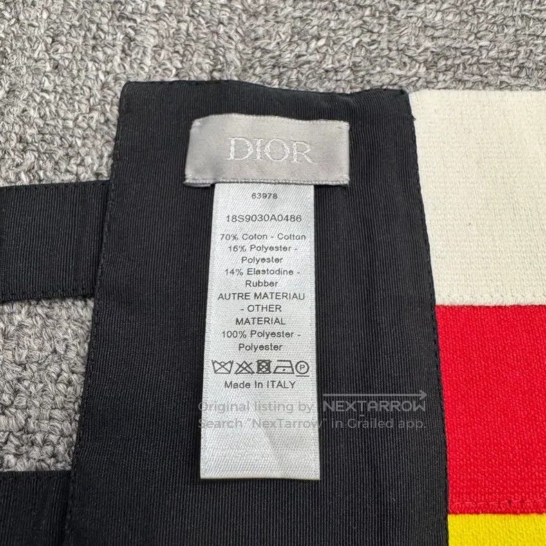 Dior Dior Three-colour stitching belt Size ONE SIZE - 4 Thumbnail