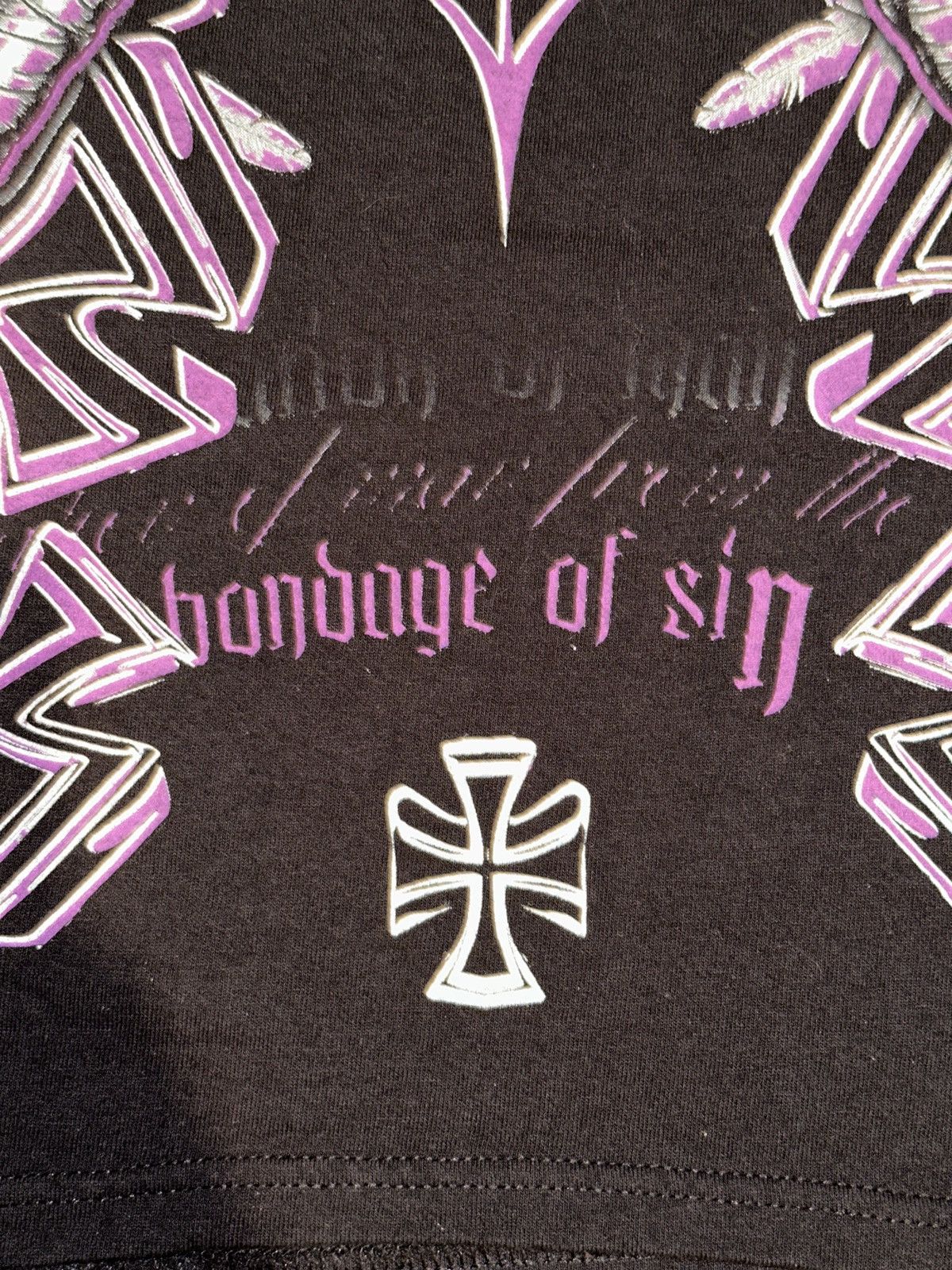 Chemistry Y2K CHEMISTRY BLACK PURPLE SKULL BAGGY CYBER GRUNGE 2XL Size US XXL / EU 58 / 5 - 5 Thumbnail