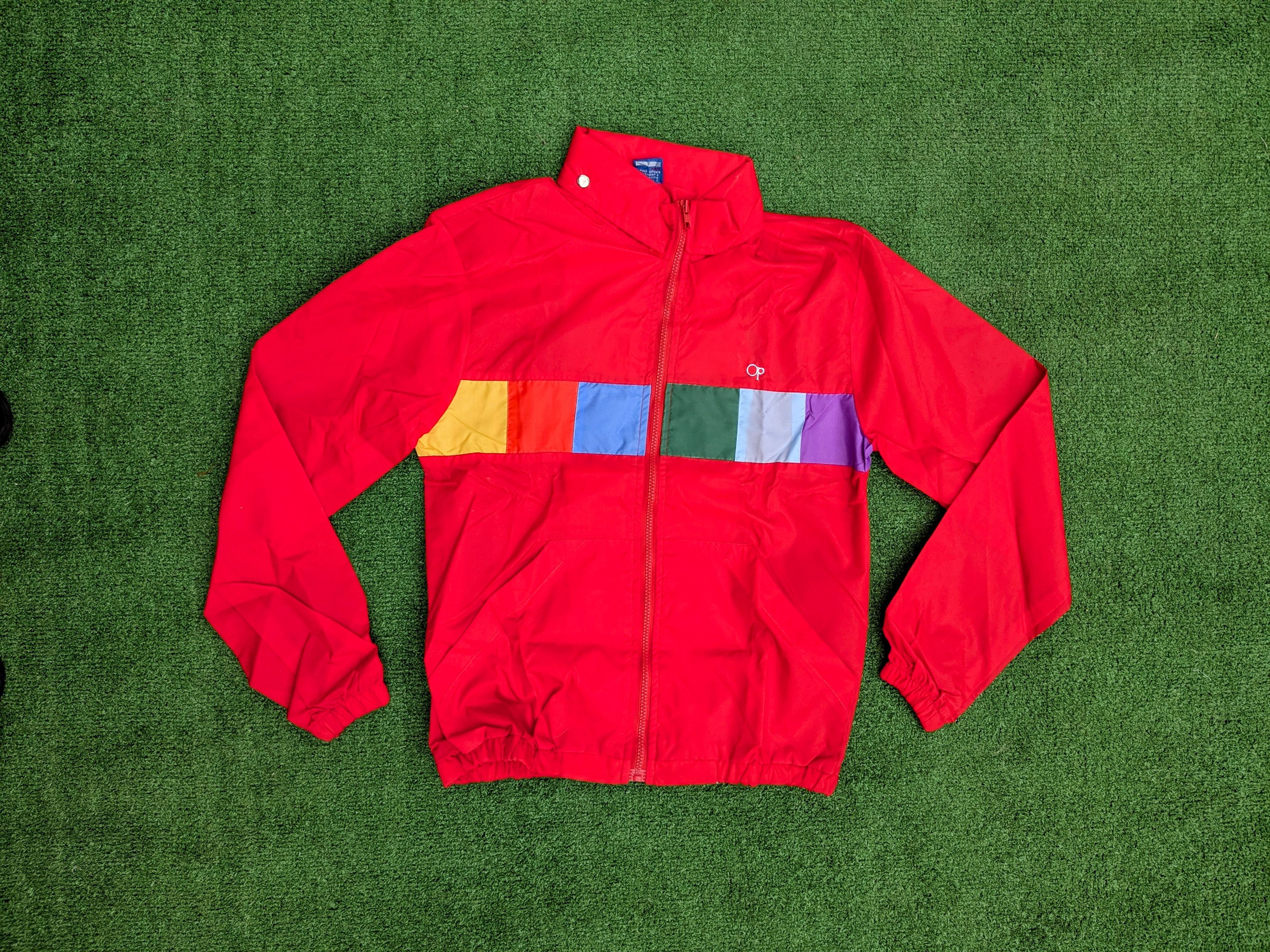Ocean Pacific 80s Ocean Pacific Montabert2Windbreaker Jacket OP Colorblock Size US M / EU 48-50 / 2 - 6 Thumbnail