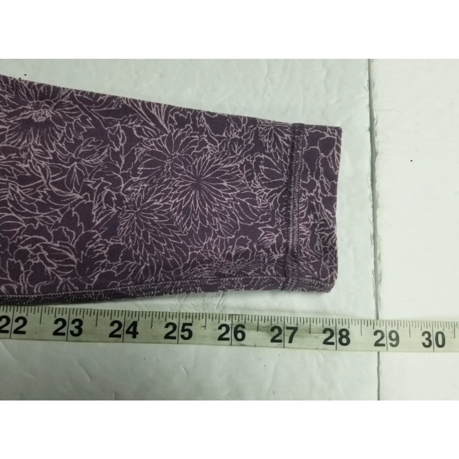 Lululemon VINTAGE Lululemon Wunder Under Leggings Size 4 Floral Women Athletic Ankle Skinny Pockets Breathable Quick Dry Stretch Regular Size 27" / US 4 / IT 40 - 6 Thumbnail