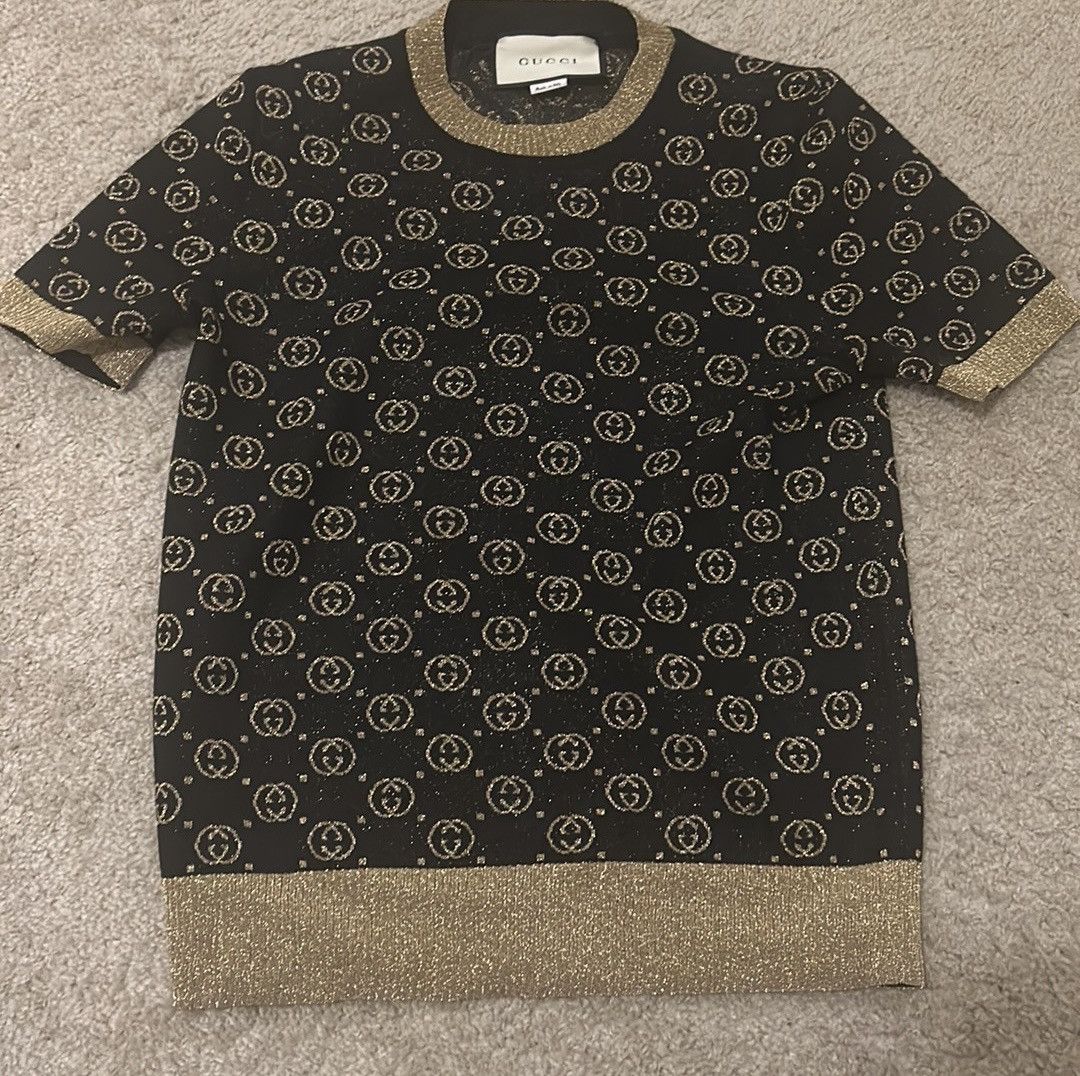 Gucci Gucci GG lamé top Size S Size S / US 4 / IT 40 - 2 Thumbnail