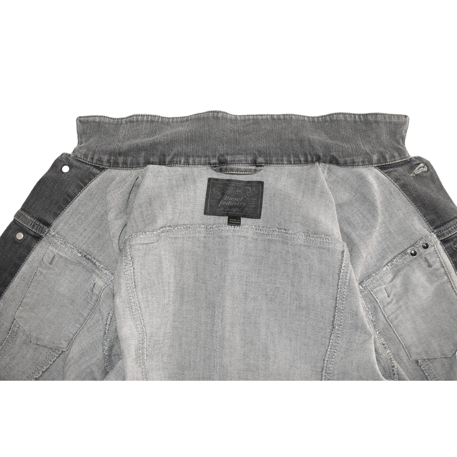 Diesel A7 NEW DIESEL Slim Tailored Gray Denim Jacket Size XS Size XS / US 0-2 / IT 36-38 - 5 Thumbnail
