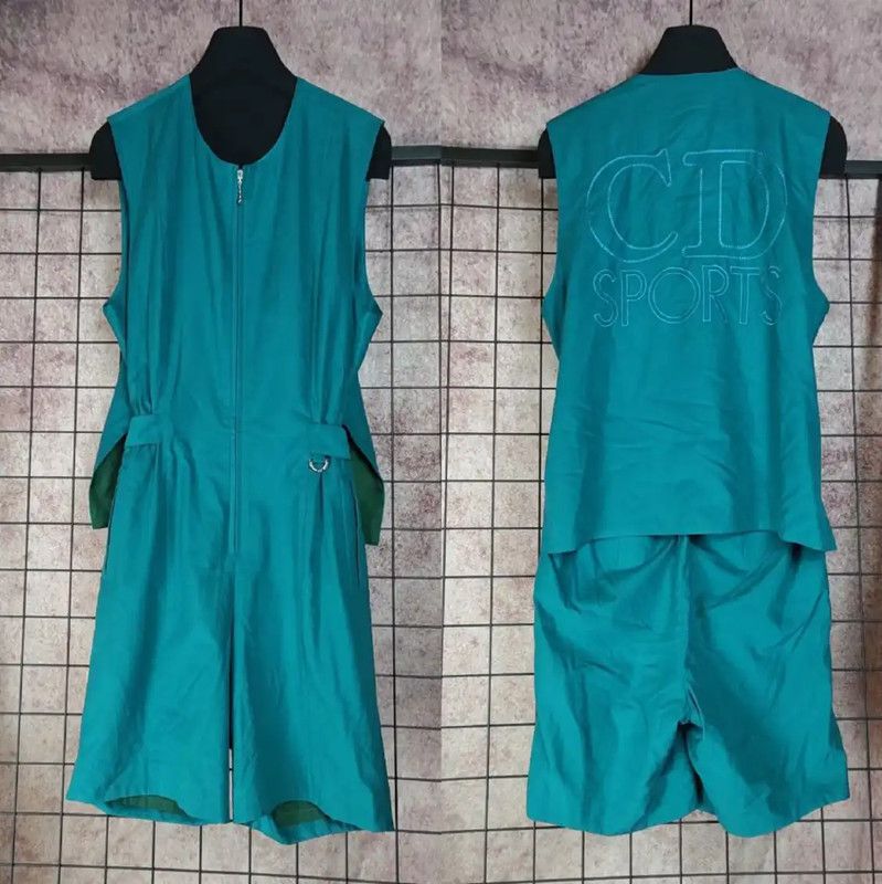 Dior Dior Peacock Blue Summer Casual Pants 0089 Size 28" / US 6 / IT 42 - 1 Thumbnail