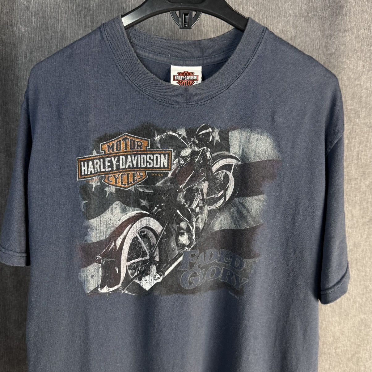 Harley Davidson Y2K Vintage 2007 Harley Davidson T-Shirt USA size M big logo Size US M / EU 48-50 / 2 - 2 Thumbnail