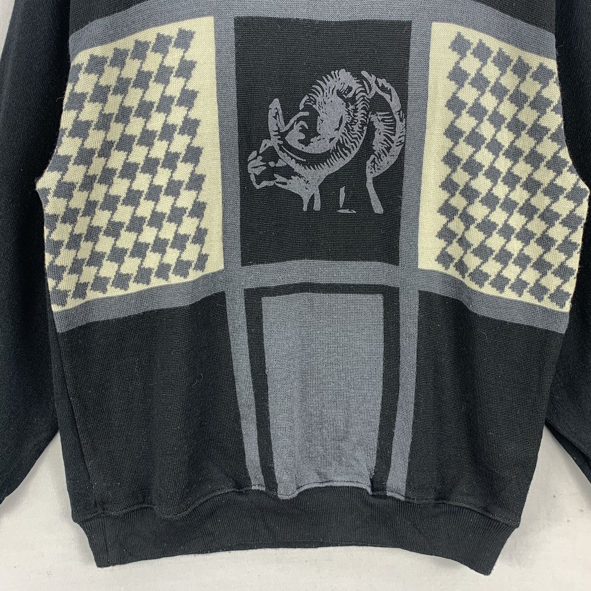 Japanese Brand Vintage 90s Japan Graphic Pullover Sweater Size US L / EU 52-54 / 3 - 3 Thumbnail