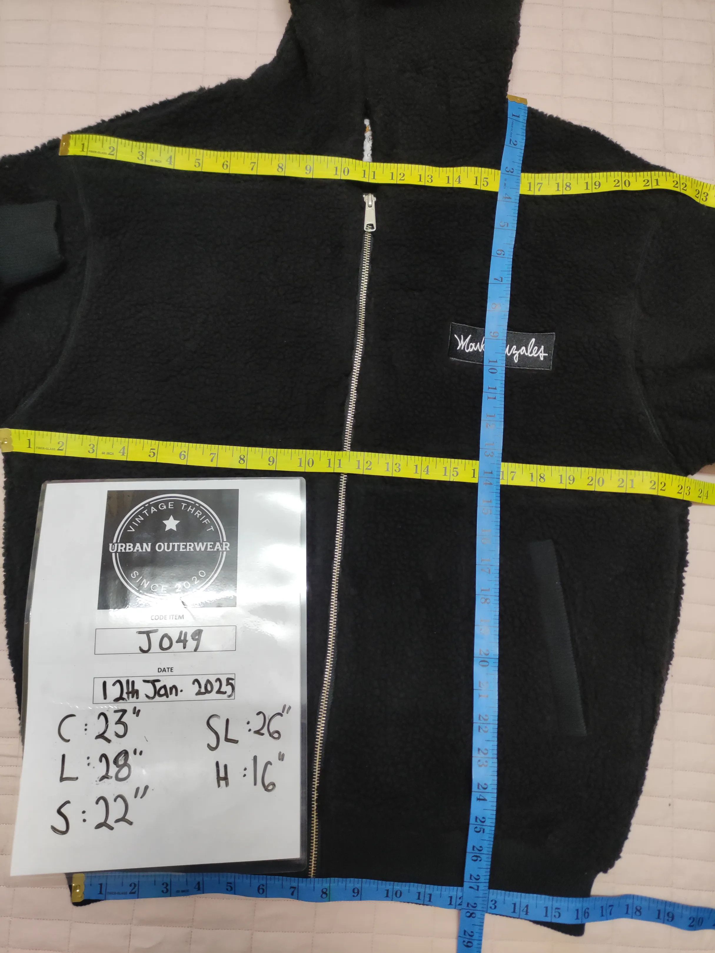 BASE CONTROL Mark Gonzales x Base Control Hoodie Zipper Baggy Sherpa Size US M / EU 48-50 / 2 - 19 Thumbnail