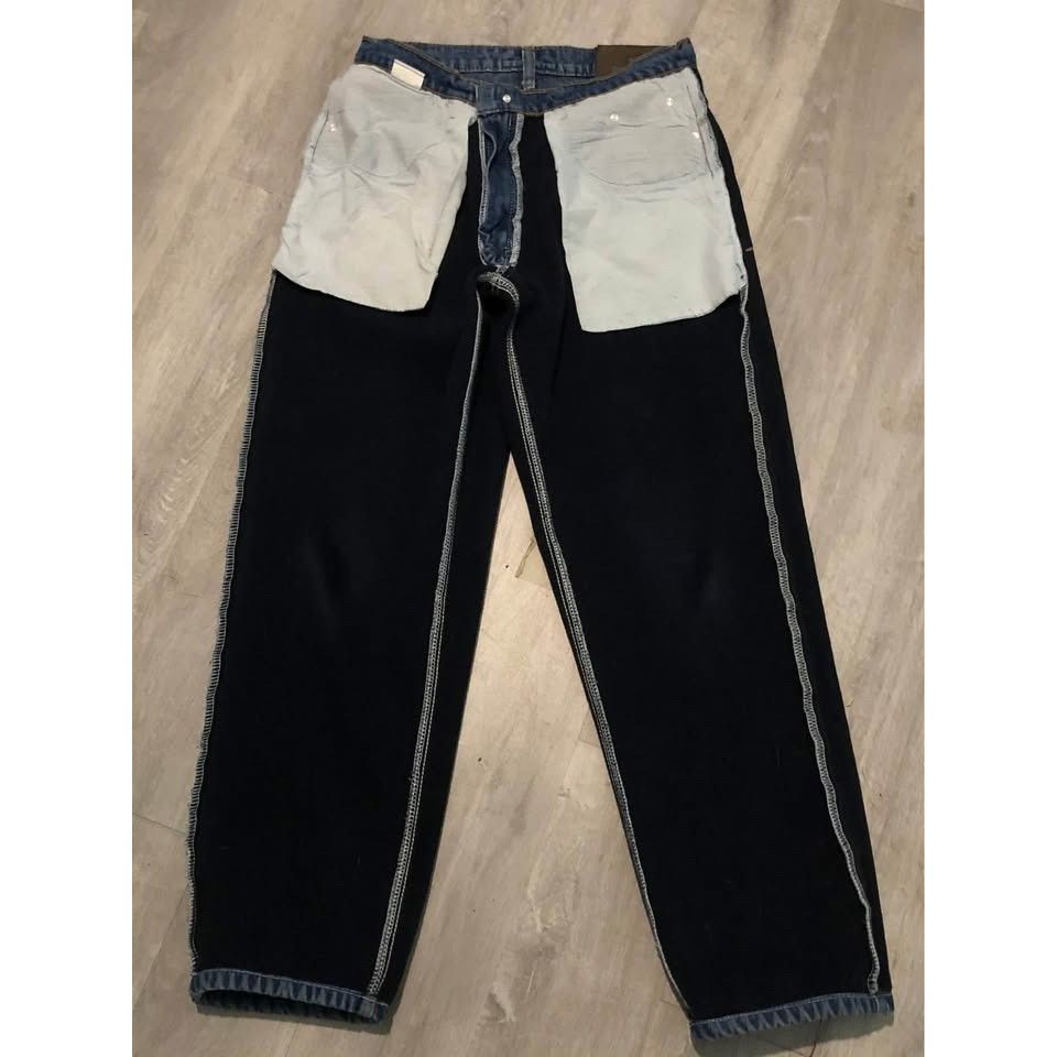 Jean OLD MILL Pants Fleece Lining Size 32 Men Perfect for Winter Size US 32 / EU 48 - 2 Thumbnail