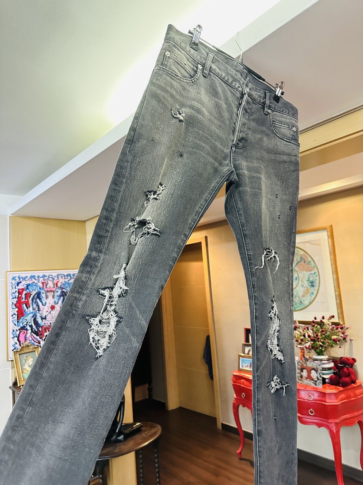 Balmain Balmain Collection Distressed Jeans Size US 30 / EU 46 - 1 Thumbnail
