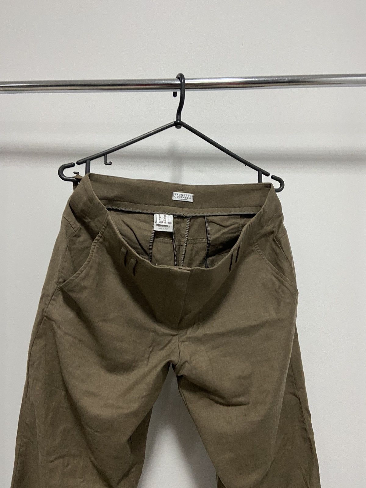 Brunello Cucinelli × Vintage Brunello cucinelli Vintage wool pants women's Size 32" / US 10 / IT 46 - 2 Thumbnail