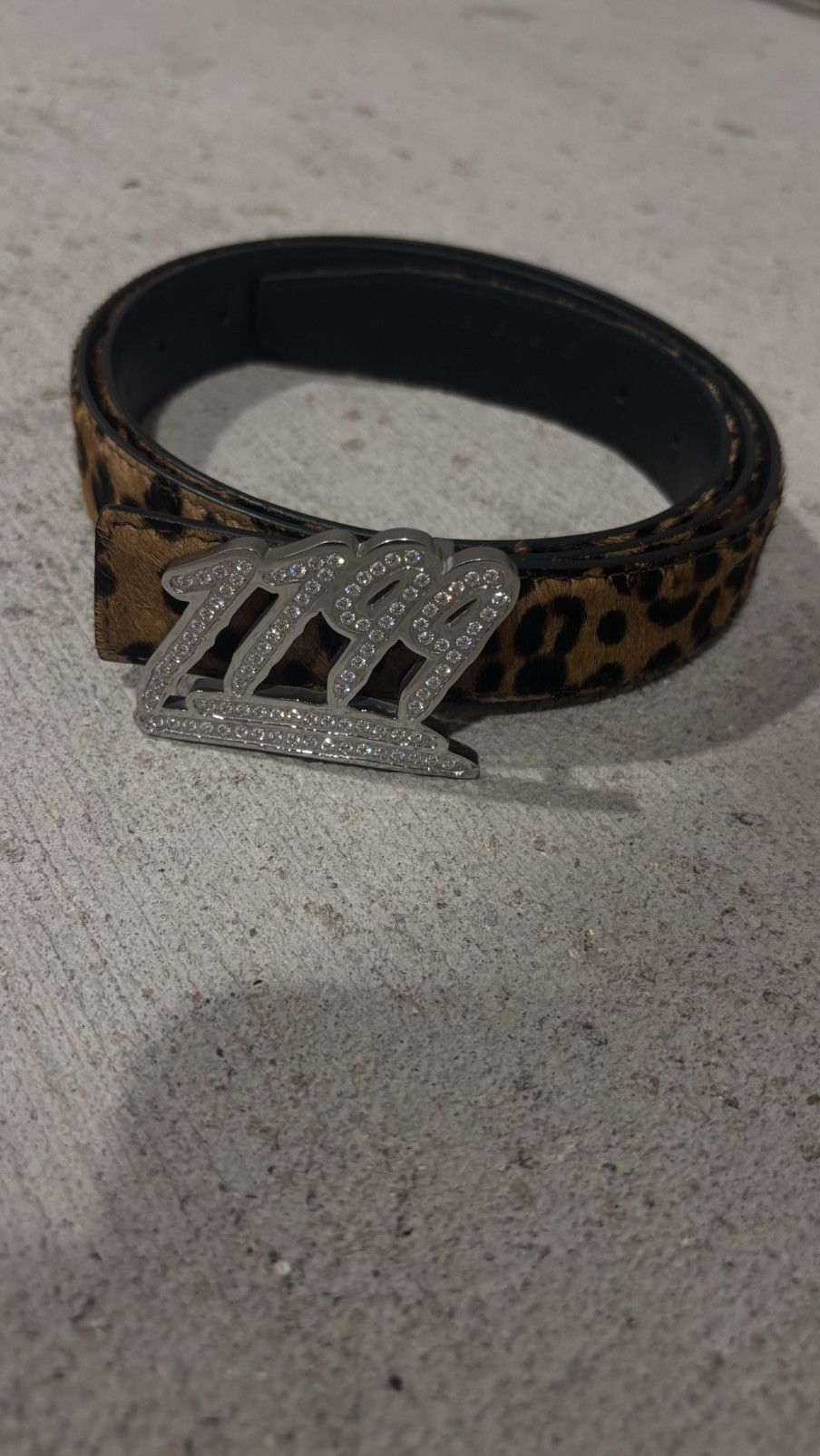 1199 Bazo 1199 Cheetah Belt Size 32 - 8 Thumbnail