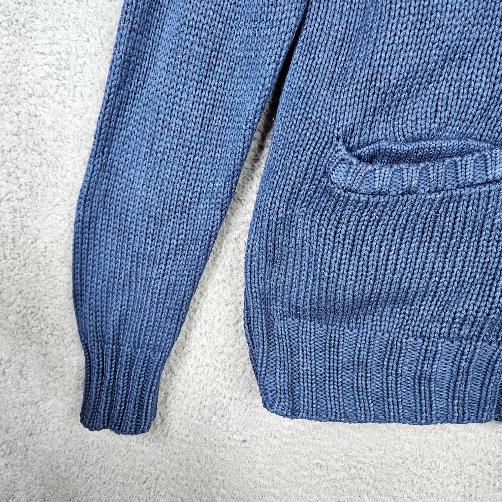 Vintage CP SHADES Women's blue Button Up Long Sleeve Cotton cardigan Cardigan S Blue Women Knit V-Neck Button All Seasons Regular Size S Size S / US 4 / IT 40 - 3 Thumbnail