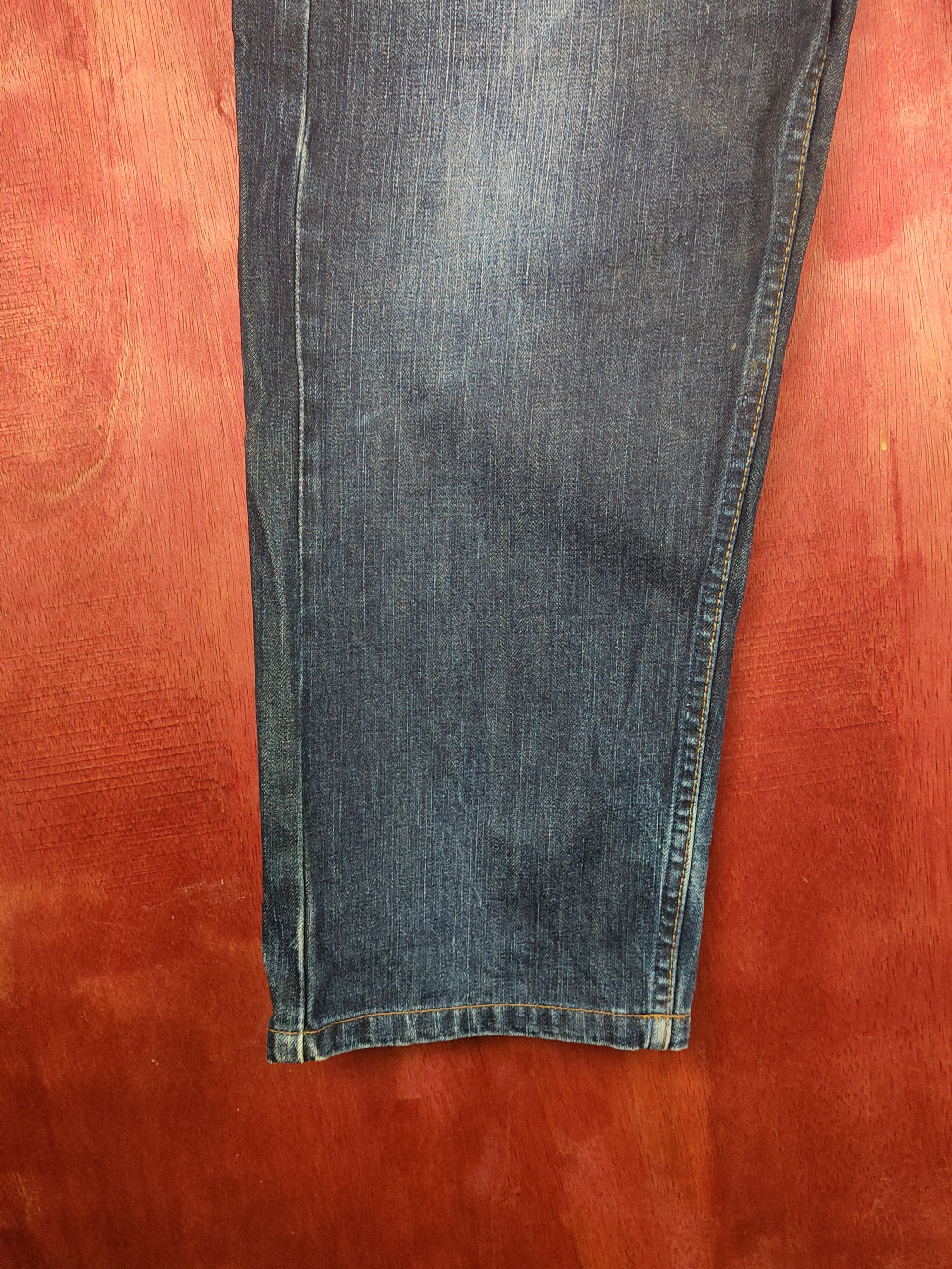 Levi's Levi's Dark Blue Distressed Ripped Jeans #S1882 Size US 31 - 4 Thumbnail
