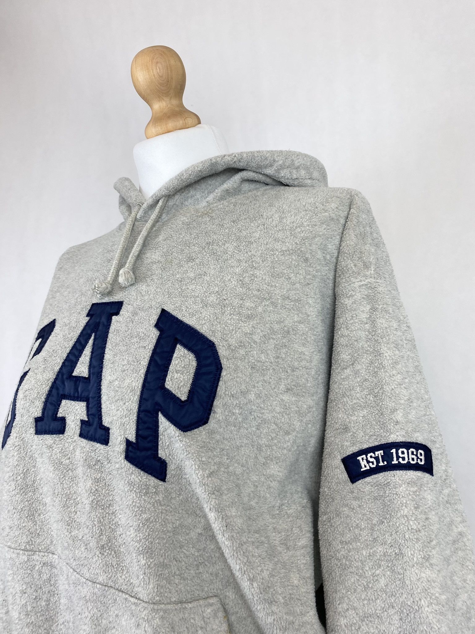 Gap gap hoodie fleece big logo spellout sweatshirt Size US M / EU 48-50 / 2 - 8 Thumbnail