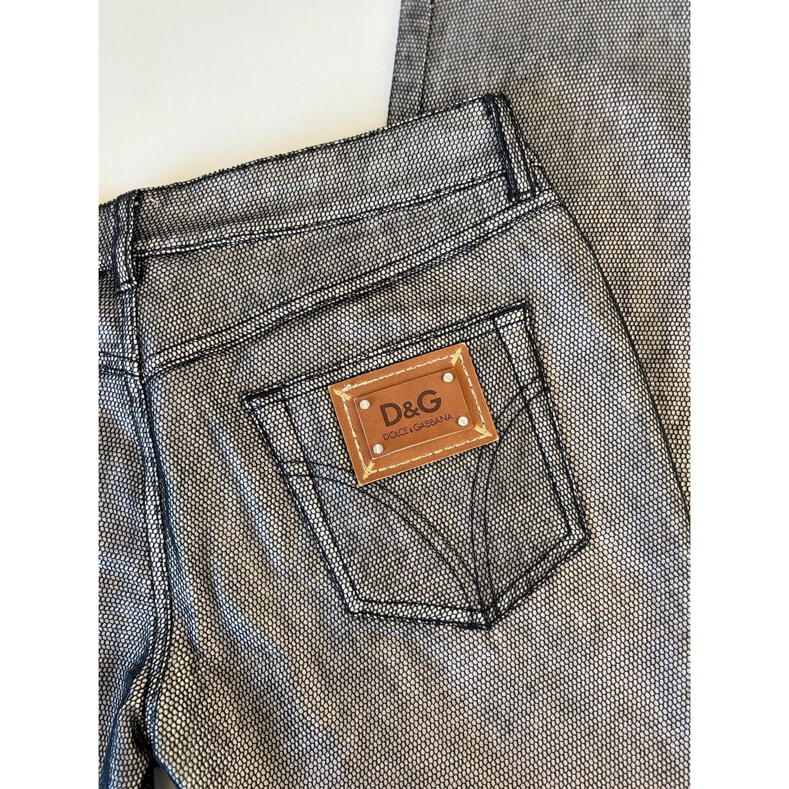 Dolce & Gabbana Vintage D&G Dolce Gabbana W28 Women Y2K Designer Jeans Size US 28 / EU 44 - 2 Thumbnail