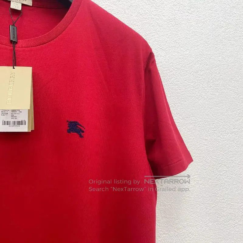 Burberry Burberry Red Short Sleeve T. Size US XL / EU 56 / 4 - 2 Thumbnail