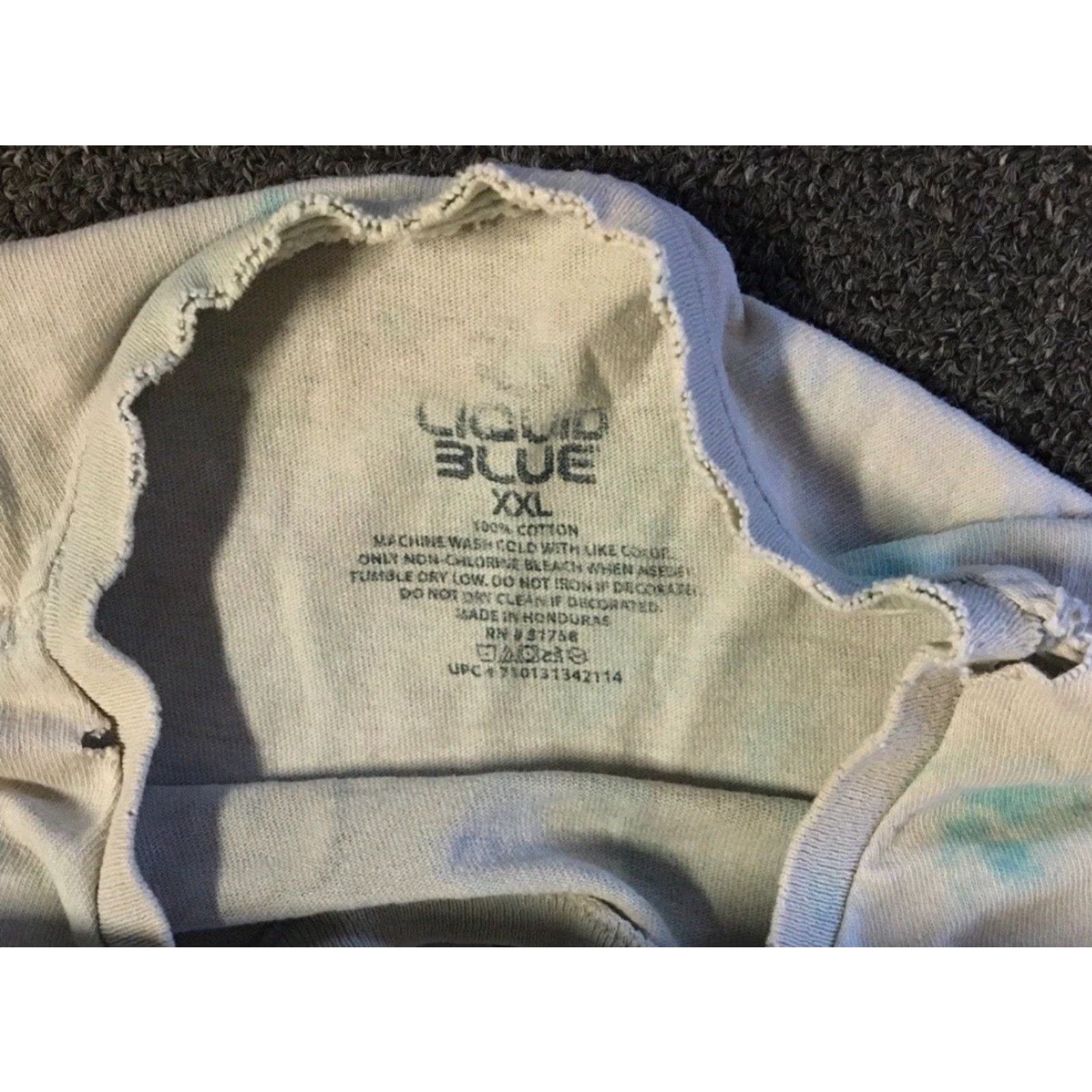Liquid Blue Grateful Dead Liquid Blue Alice In Wonderland Faded Distressed Mushroom Shirt 2XL Short Sleeve Graphic Tee Men blue 60s 70s Hippie Psychedelic Vintage Size US XXL / EU 58 / 5 - 6 Thumbnail